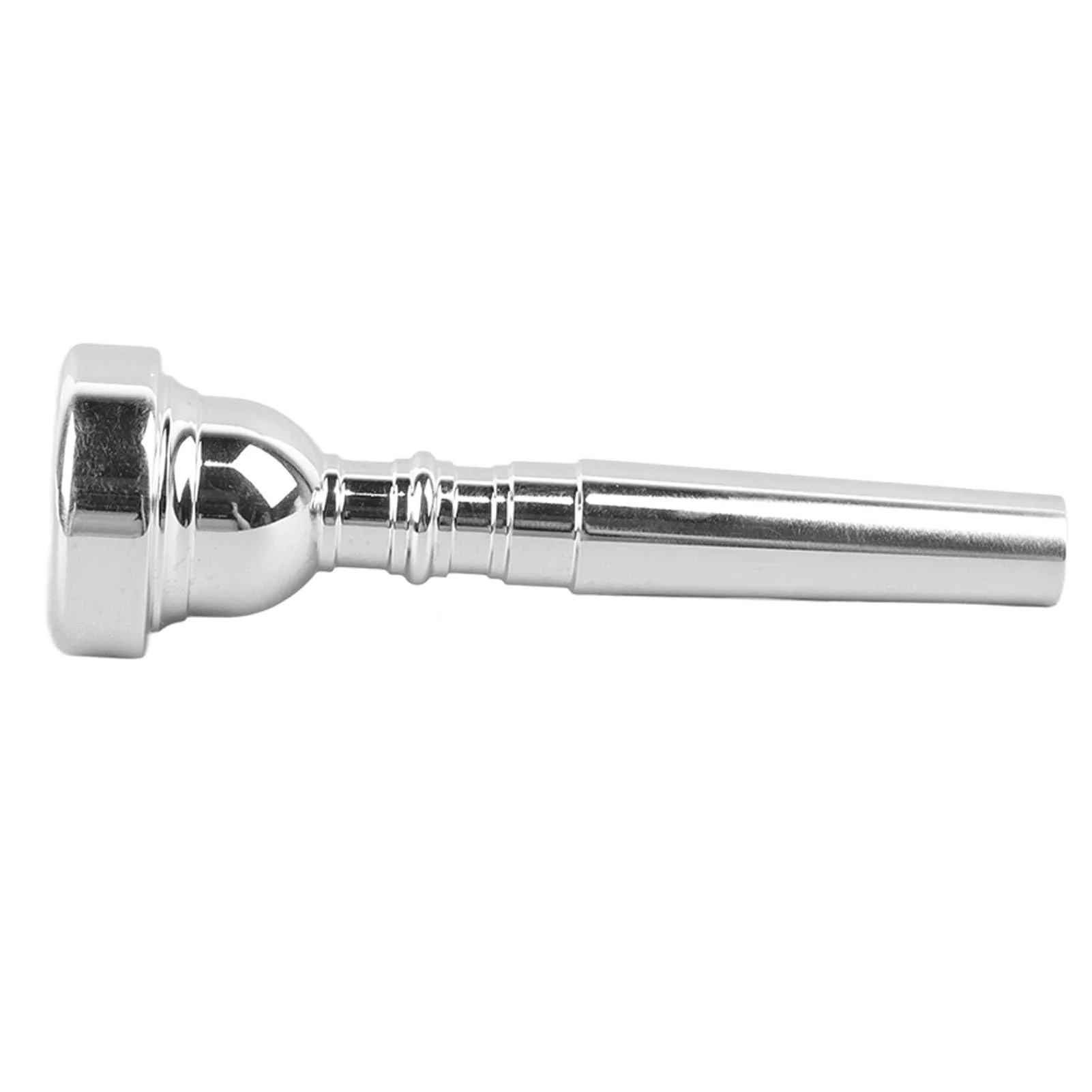 3C Trumpet Mouthpiece, Silver Trumpet Mouthpiece Music Instrument, Stable Brass Instrument Accessories for Beginners, Intermediates and Professional Players, 3.43x1.06in - Image 9