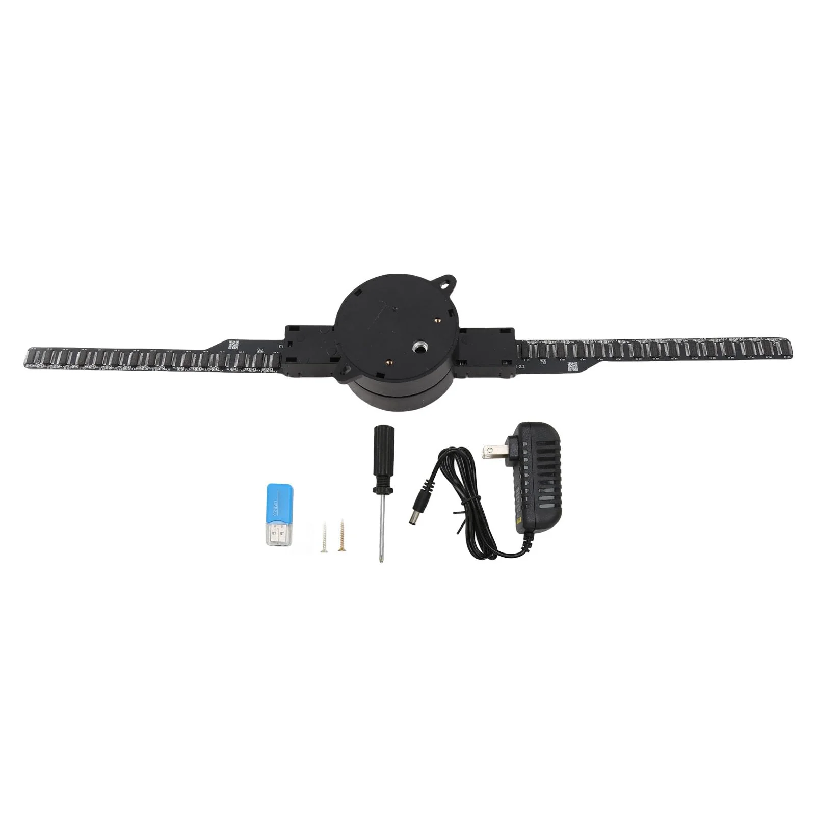3D Hologram Fan 16.5in 2000x224 3D Projector with 224 LED Light Beads, Borderless Images, Custom Editing for Business Store Advertising 100-240V - Image 9