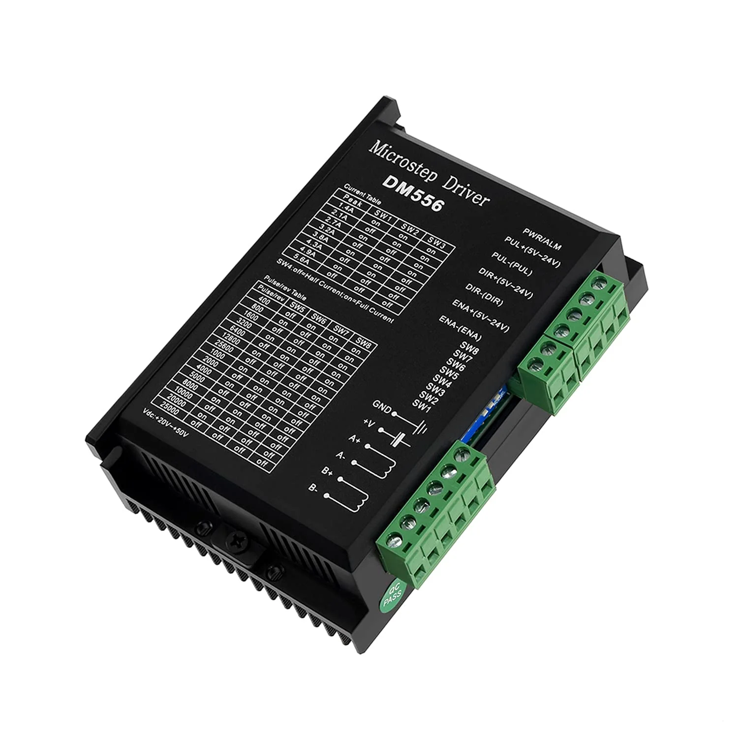 3D Printer Accessories DM556 5.6A Stepper Motor Driver 42/57 Tepper Driver 5V / 24V Adjustable Controller DM556 (1 PCS) - Image 3