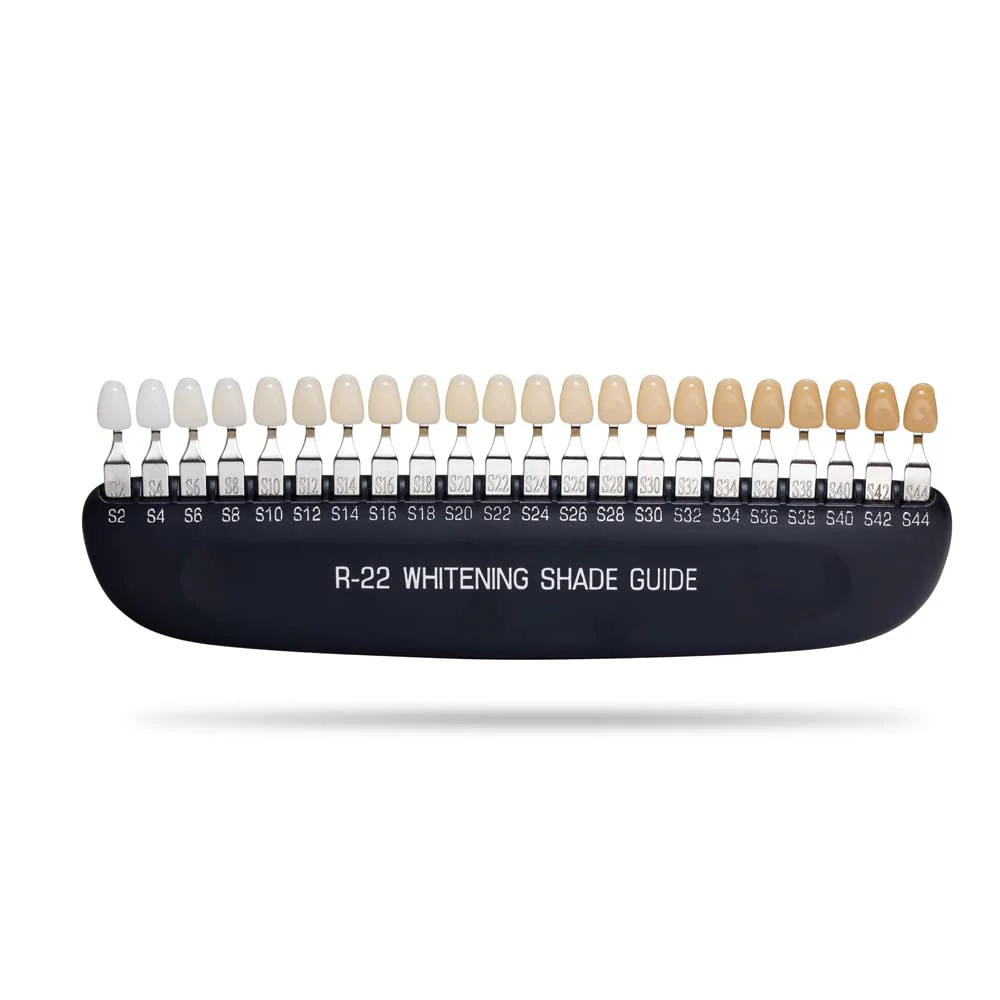 3D Professional R-22 Clinic Salon Teeth Whitening Shade Guide, Digital Tooth Teeth Shade Guide Teeth Whitening Device - Image 2