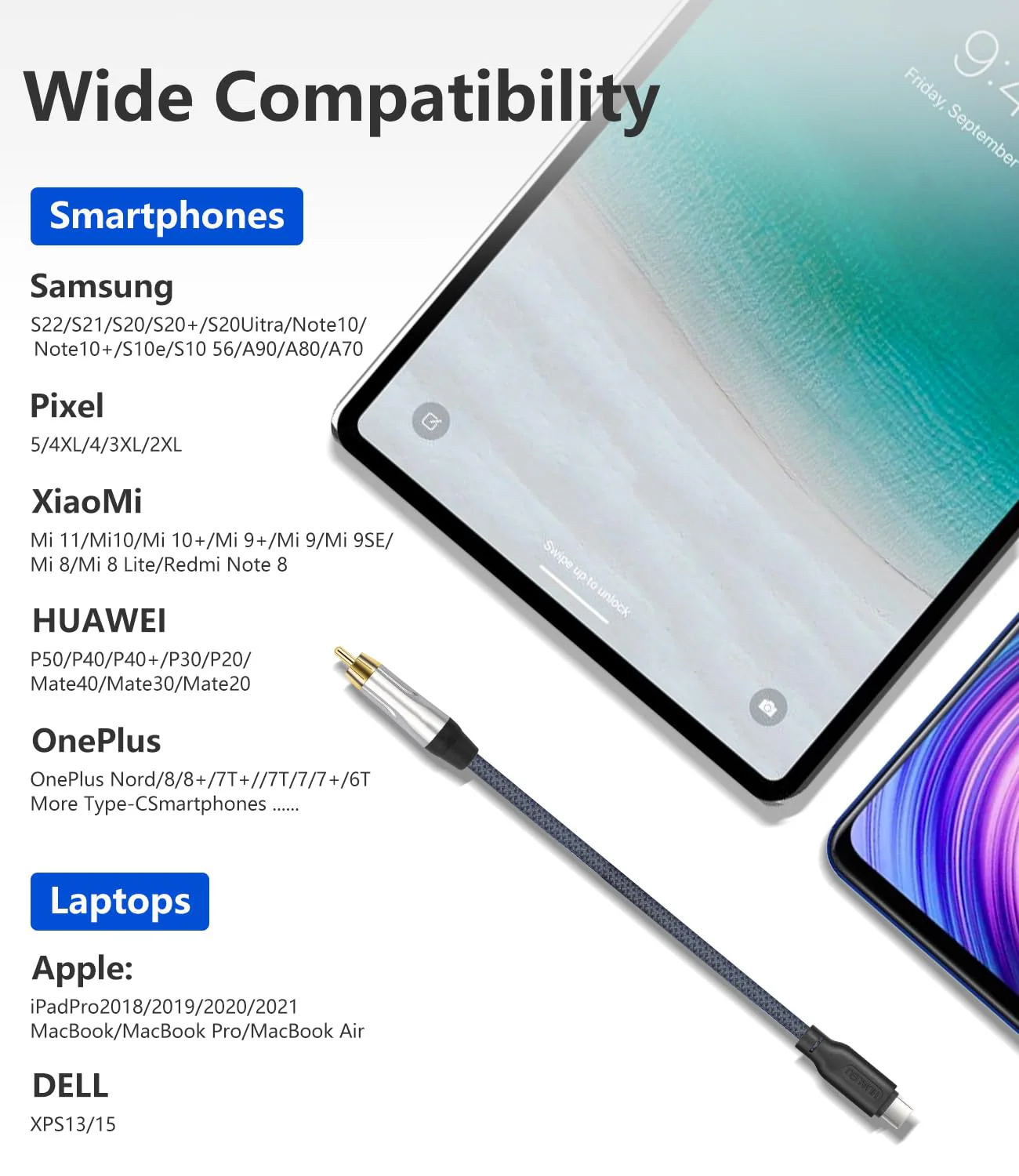 3FT USB c to Coaxial Cable Male Type-c to Digital coaxial Audio Interface Adapter, It can Output 32-bit/384kHz Digital Audio Signals for dac amp Sound Preamp Amplifier - Image 2