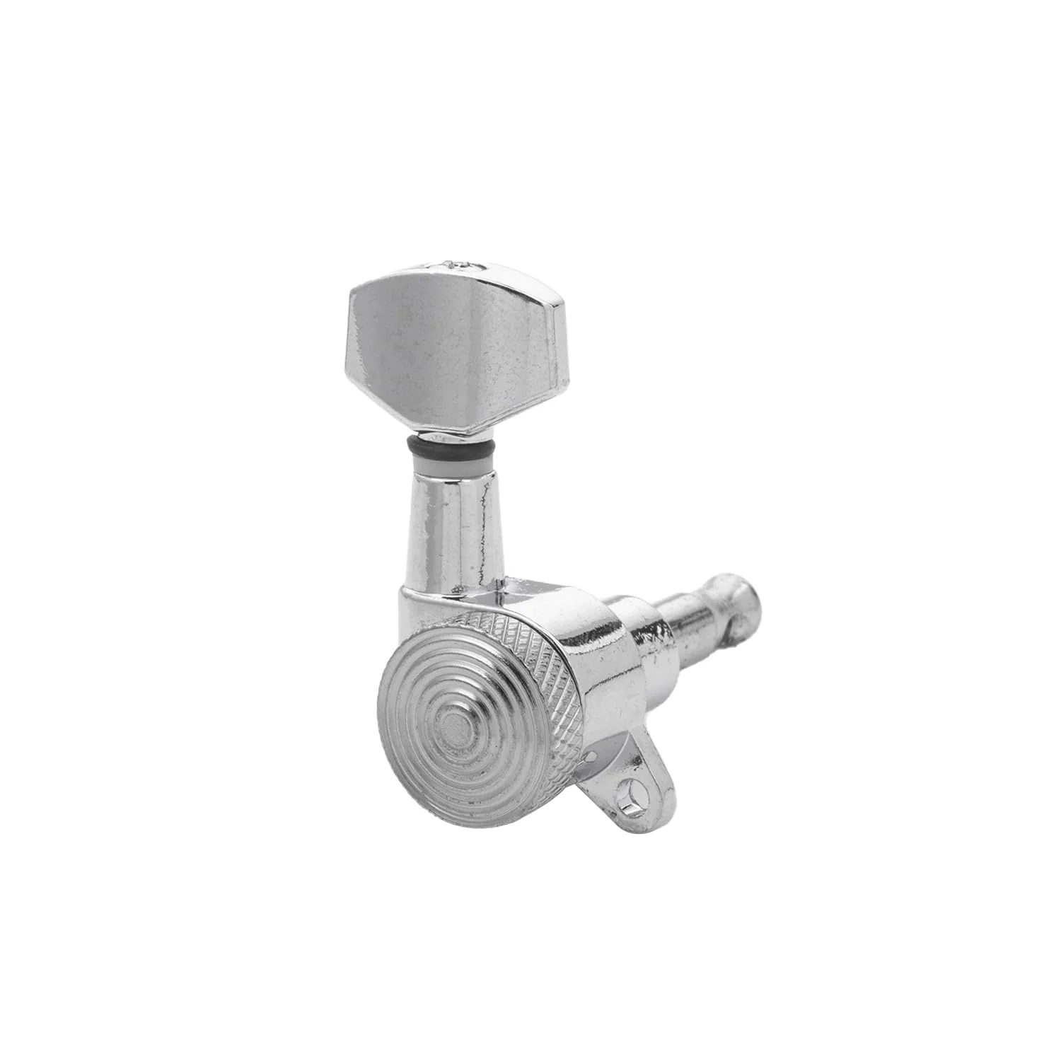 3L3R Guitar Locking Tuners Handed Lock String Tuning Key Pegs Machine Heads for Folk Style Electric Acoustic Guitars (Chrome） 3 Left 3 Right Chrome - Image 7