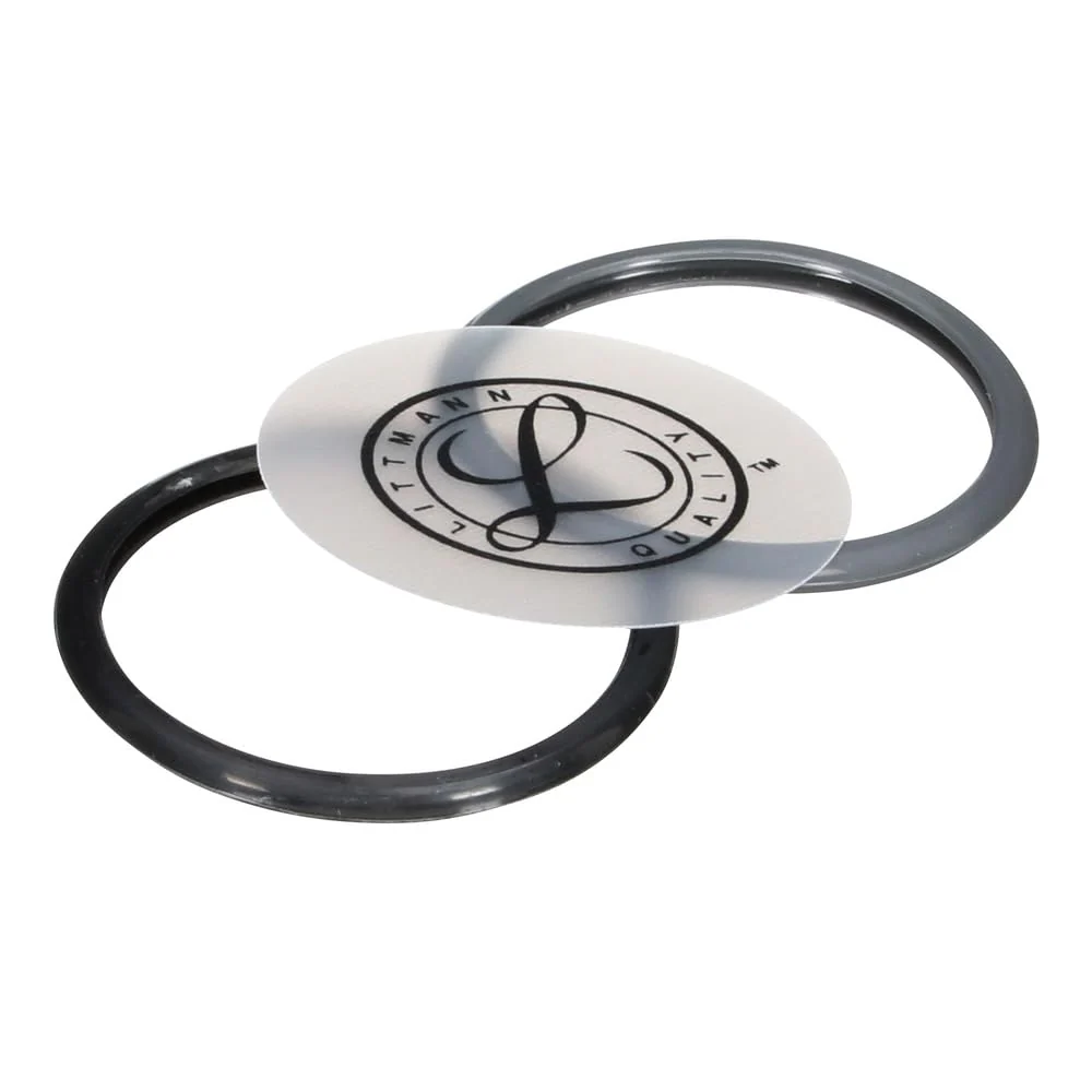 3M Littmann Stethoscope Spare Parts Kit – Classic II Pediatric Diaphragm Assembly, Includes Black & Gray Rim, Floating Diaphragm, 40012 - Image 3
