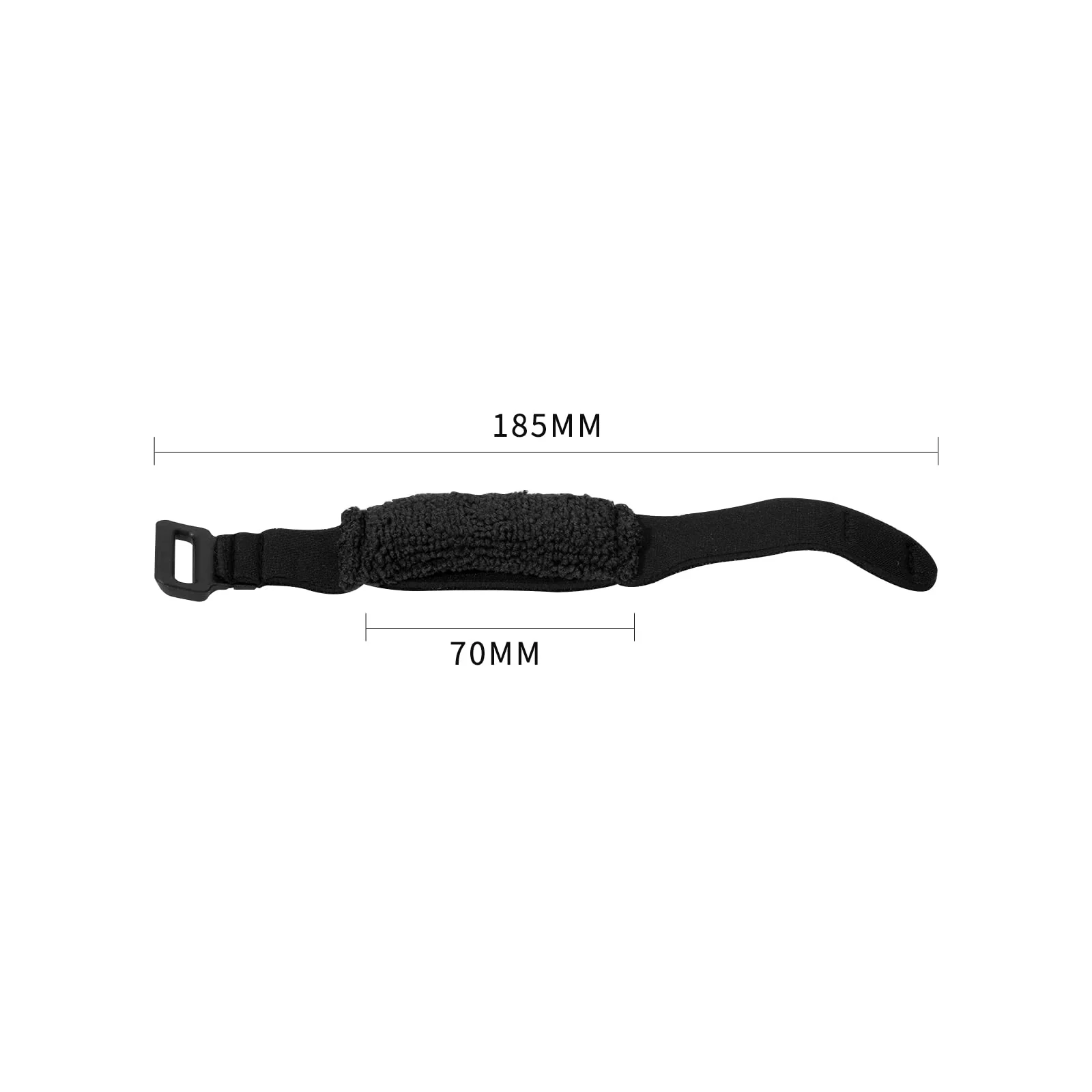 3pcs Bass Guitar String Mute Damper, Cotton Bass Guitar Fret Wrap Mute, Adjustable Guitar String Dampener, Bass Guitar Accessories Black - Image 3