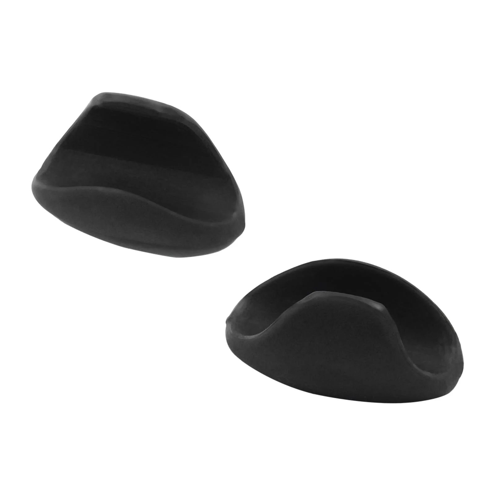 3Pcs Black Flute Thumb Rest Cushion, Soft Silicone Finger Cover for Flute Wind Instrument - Image 3