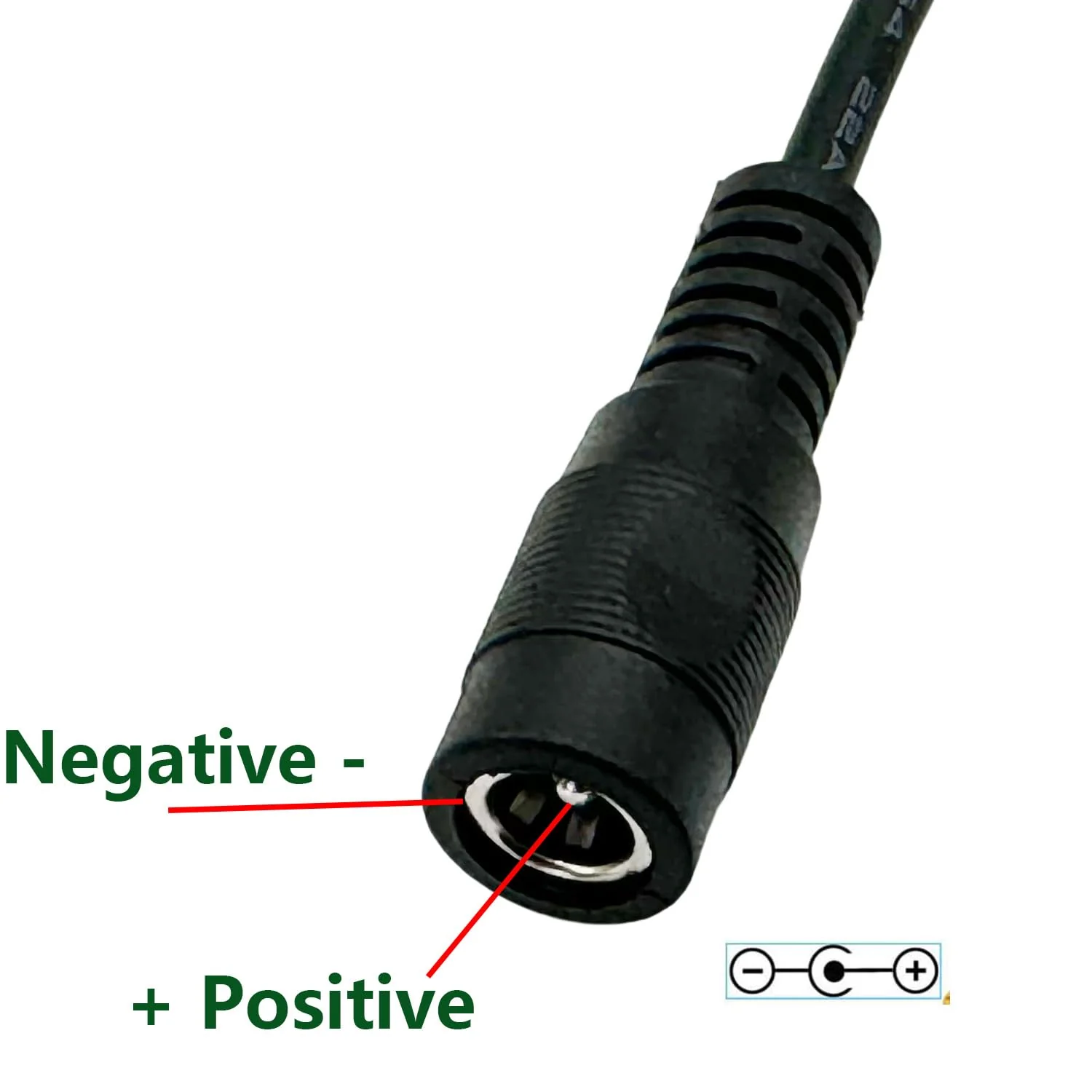 3Pcs DC Power 5.5mm x 2.1mm Reverse Polarity Power Converter Cable Cord for Keyboard Guitar Piano Effect Pedals Speaker Radio - Image 5
