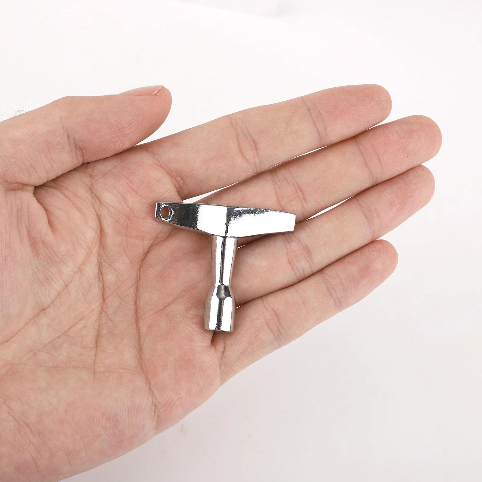 3pcs Drum Key, Magnetic Drum Tuner Keychain S-Shaped Ergonomic Handle Drum Key Drill Bit Drum Key Tool for Acoustic and Electronic Drums (Quadrilateral) - Image 5