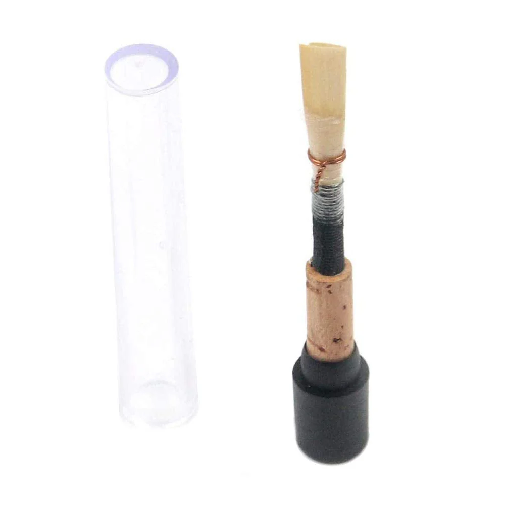 3Pcs Oboe Reeds Medium Soft with Plastic Case/Tube Oboe Reed Woodwind Instrument Accessories Black - Image 3