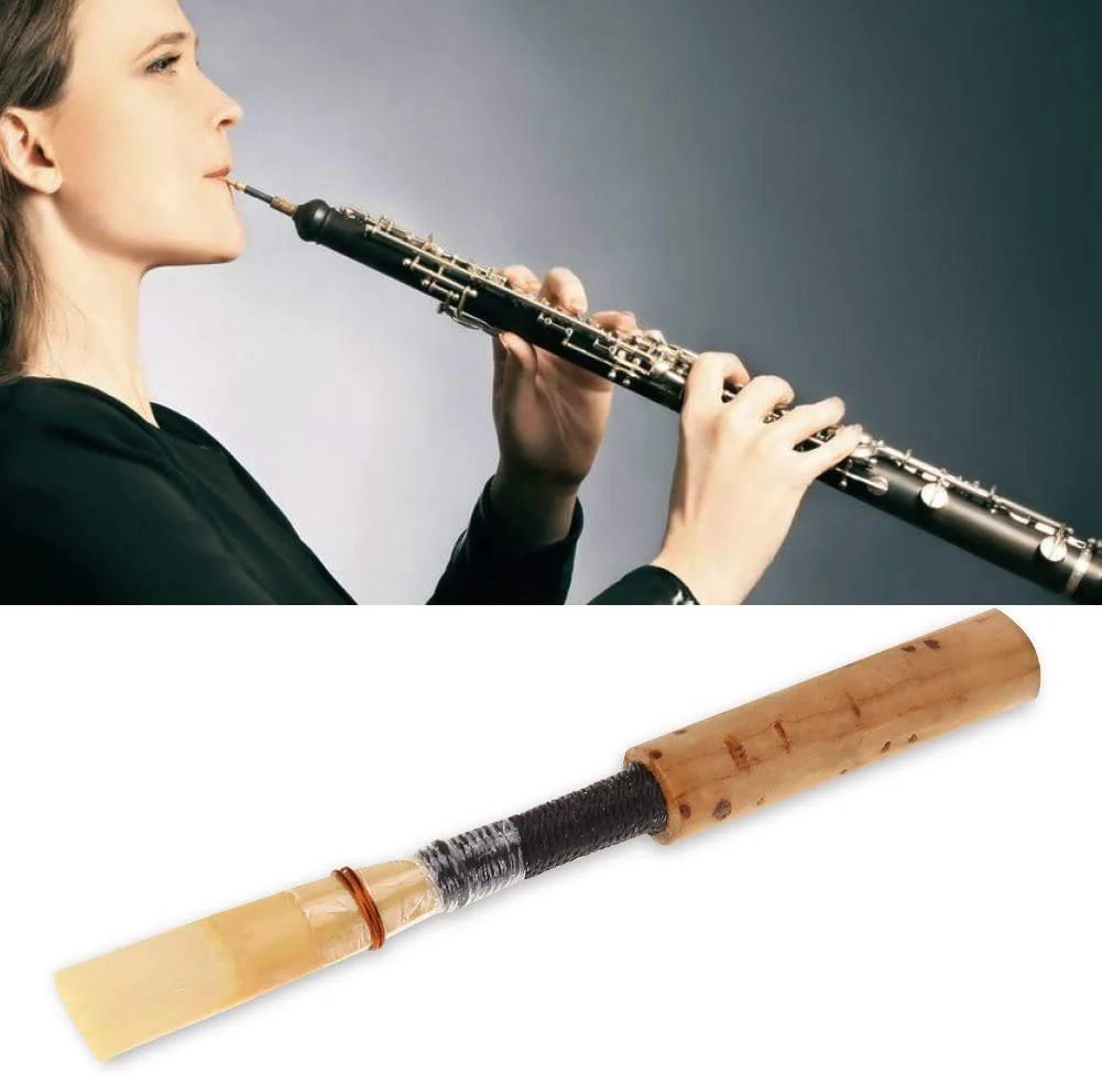 3Pcs Oboe Reeds Medium Soft with Plastic Case/Tube Oboe Reed Woodwind Instrument Accessories Black - Image 5