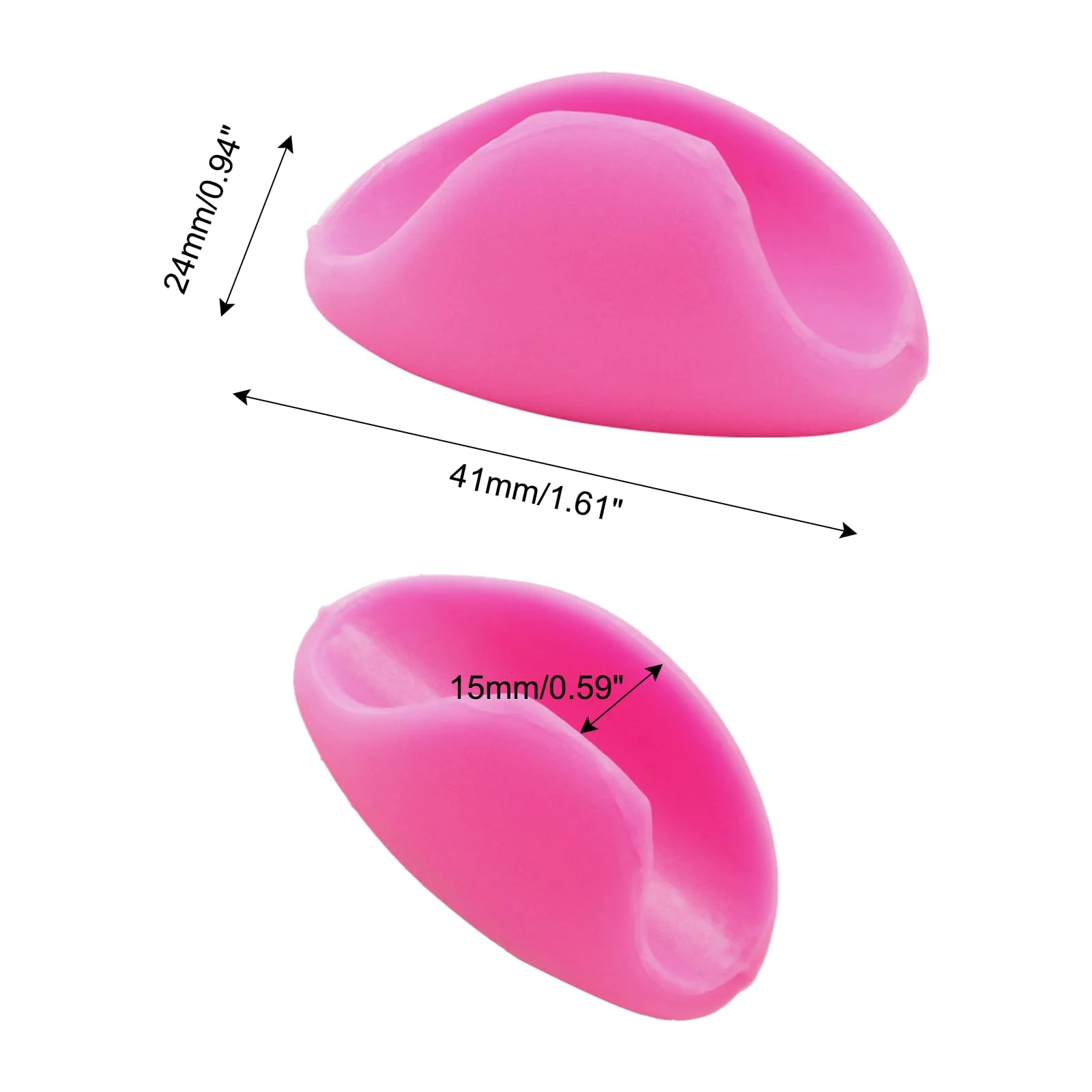 3Pcs Pink Flute Thumb Rest Cushion, Soft Silicone Finger Cover for Flute Wind Instrument - Image 2