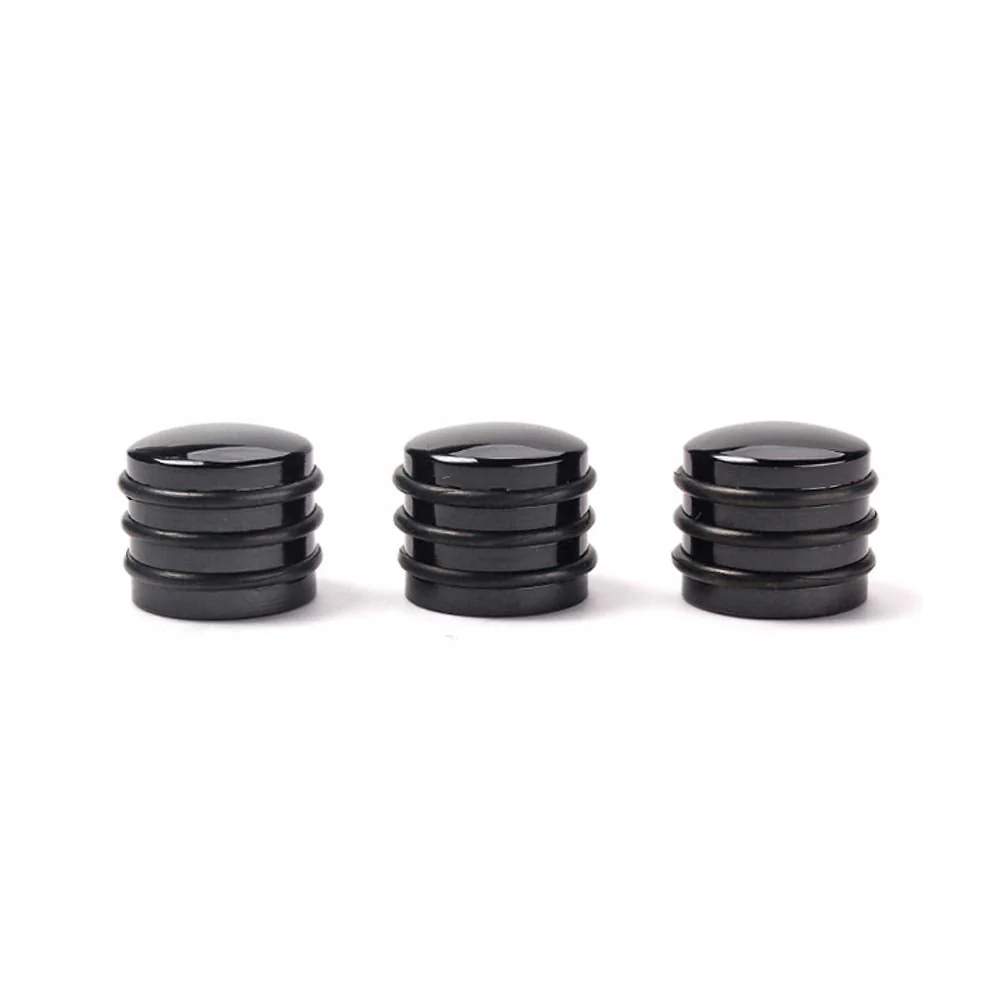 3pcs Potentiometer Control Knob Electrical Guitar Volume Tone O-ring Volume Control Knob Guitar Amplifiers Bass Control Knob Guitar Knobs Bass Knob for Bass Lip Gloss Dome Black - Image 9