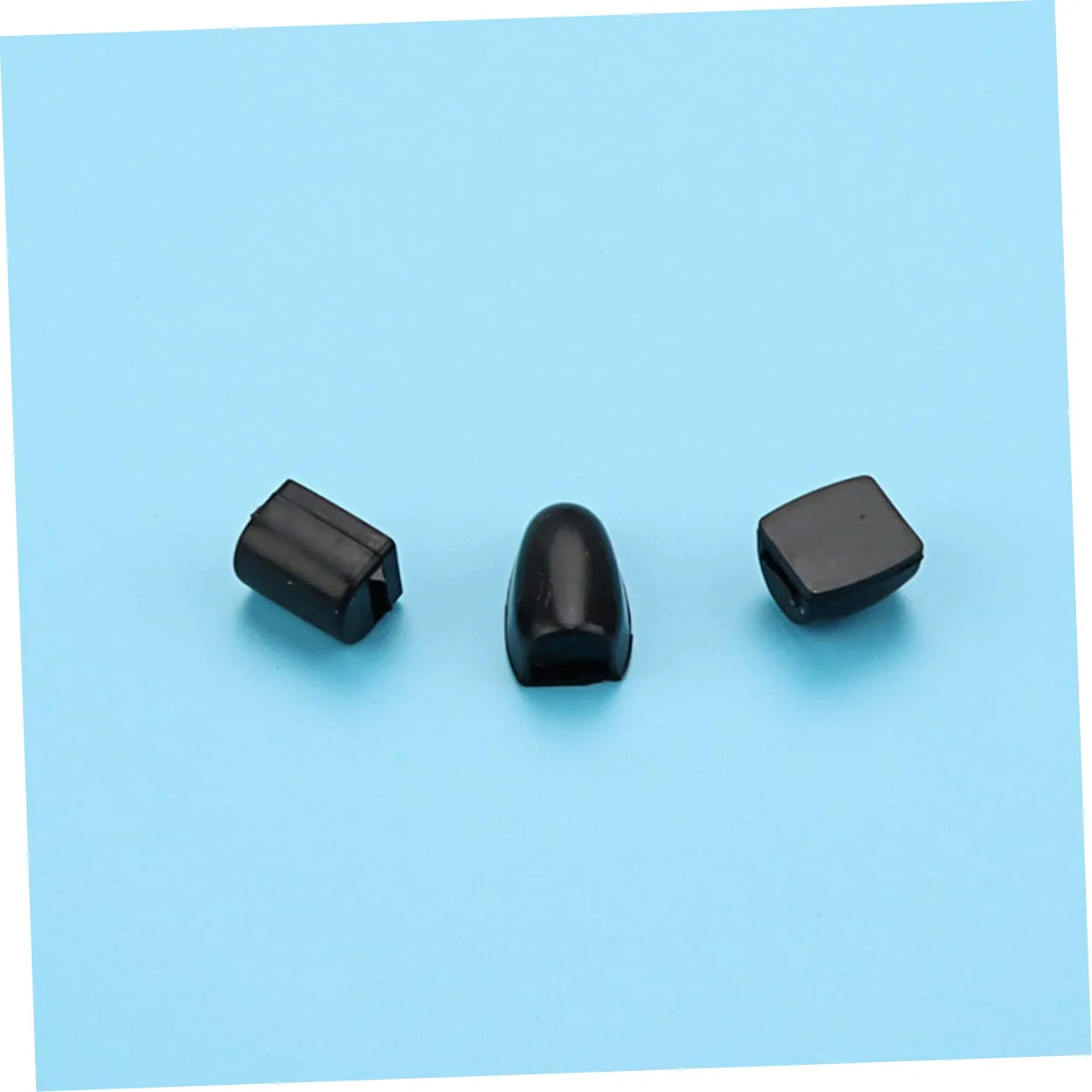 3pcs Sax silicone key saxophone parts accessories saxophone key risers alto sax ligature tenor sax flute accessories silicone sax side key cover thumb Saxphone 2.35X1.45CM Black - Image 2