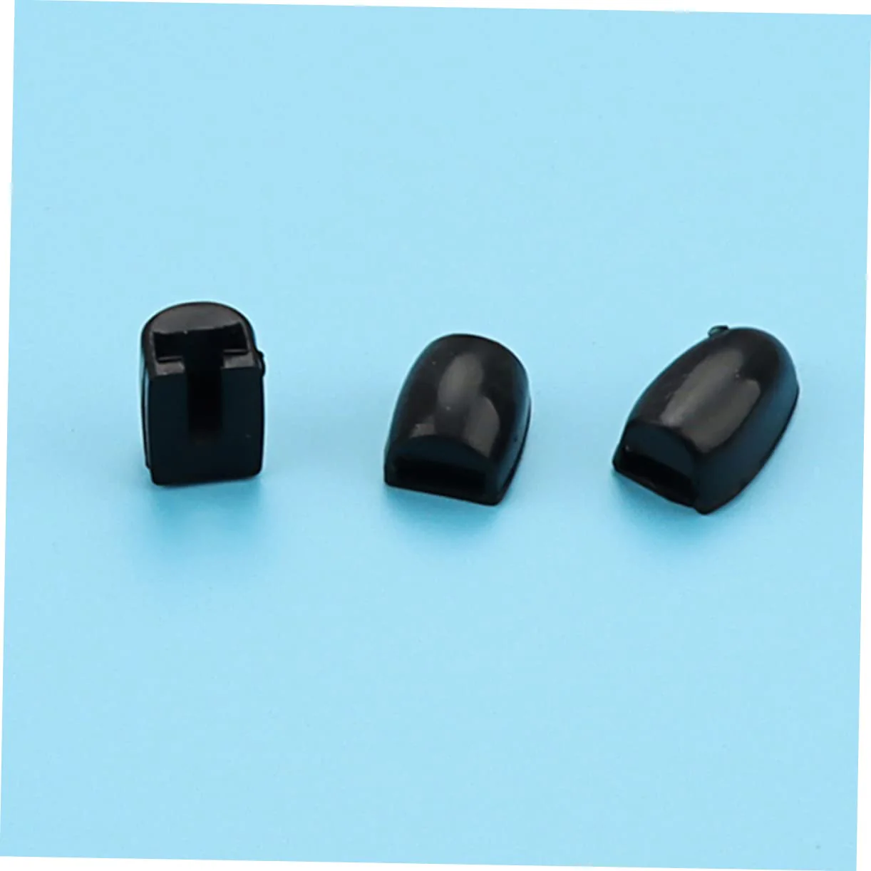 3pcs Sax silicone key saxophone parts accessories saxophone key risers alto sax ligature tenor sax flute accessories silicone sax side key cover thumb Saxphone 2.35X1.45CM Black - Image 7