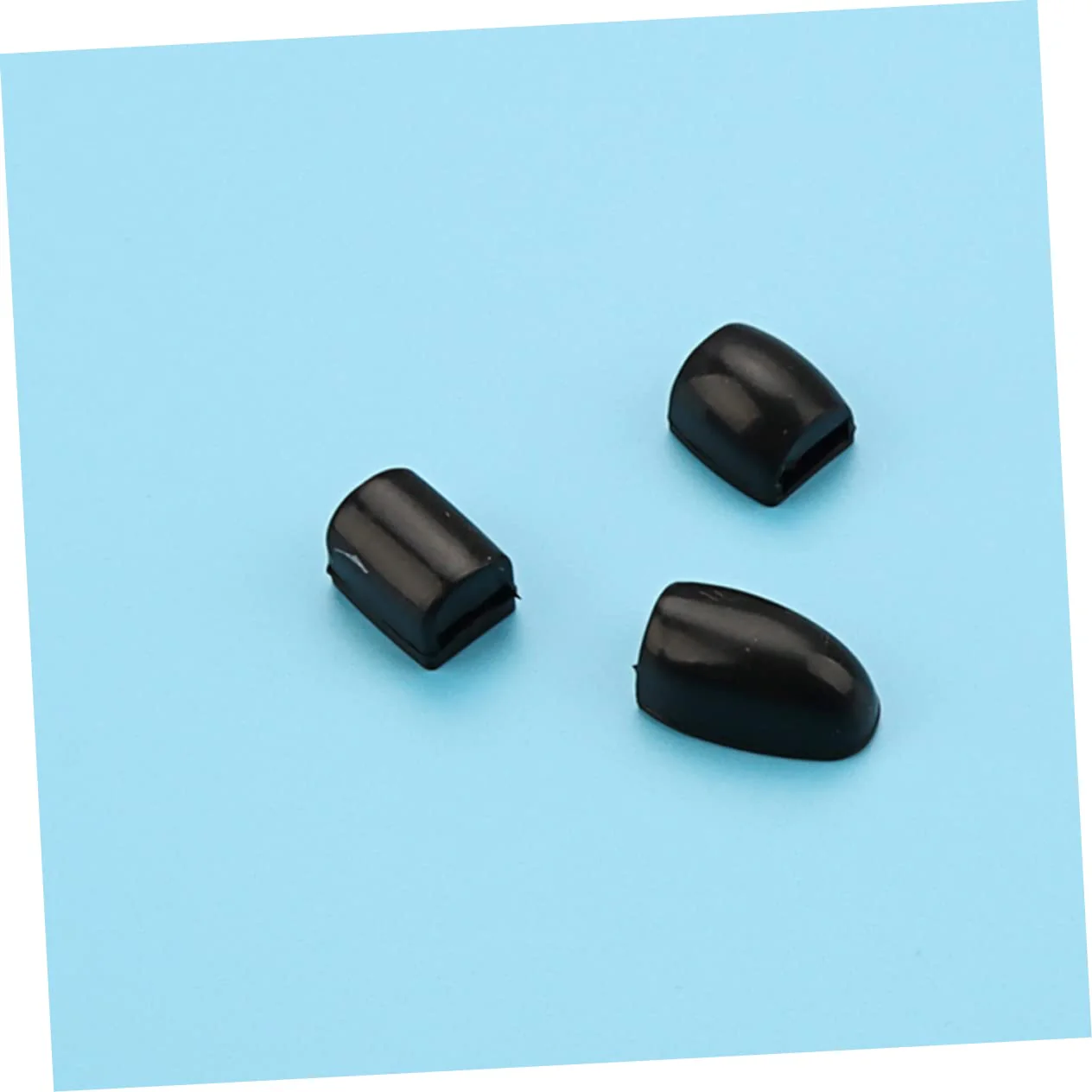 3pcs Sax silicone key saxophone parts accessories saxophone key risers alto sax ligature tenor sax flute accessories silicone sax side key cover thumb Saxphone 2.35X1.45CM Black - Image 8