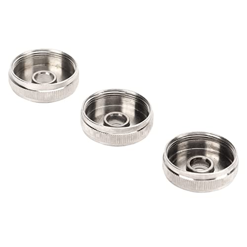 3Pcs Trumpet Valve Buttons Metal Silver Screw Piston for Trumpet Replacement 0.8 * 2.18 * 2.18mm Trumpet Bottom Valve Cap - Image 9
