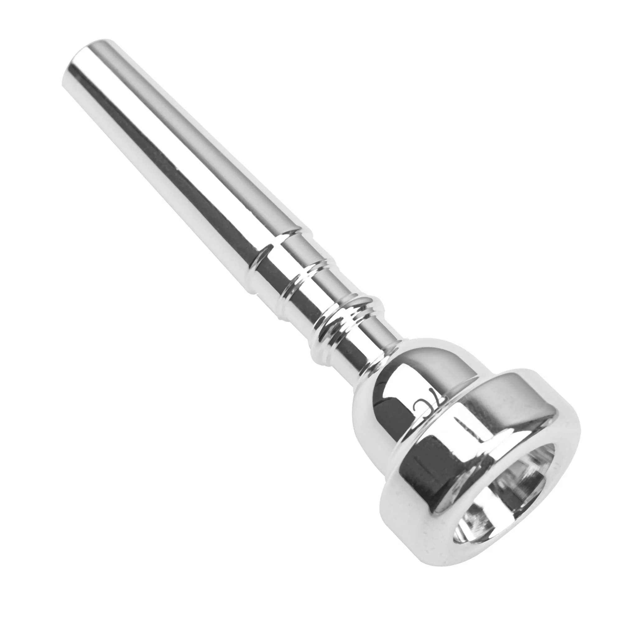 3Pcs Yootones Trumpet Mouthpiece 7C 5C 3C Trumpet Mouthpiece Set for Beginners and Professional Players (Silver) Silver - Image 3