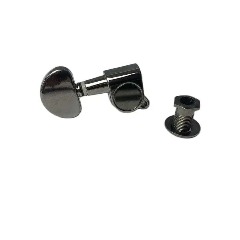 3R3L Guitar Machine Heads Tuning Pegs Keys Heads Black Nickel Finish, MS-TP101 - Image 5