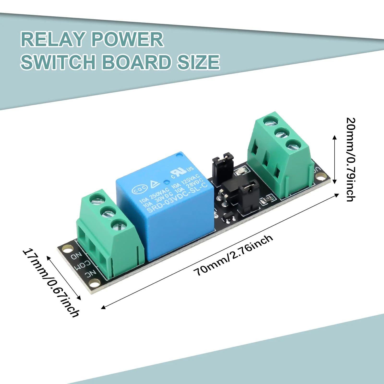 3V Relay Power Switch Board AYWHP 6 Pieces 1 Channel Relay Power Switch Module Optocoupler Optoisolation High Level Trigger for IOT ESP8266 Microcontroller Development Board - Image 2