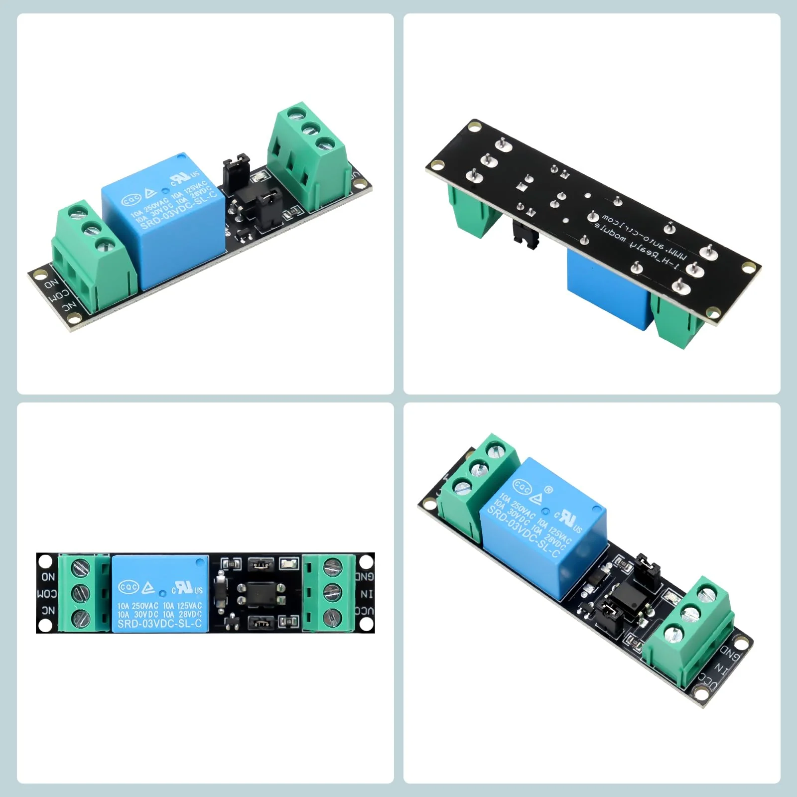 3V Relay Power Switch Board AYWHP 6 Pieces 1 Channel Relay Power Switch Module Optocoupler Optoisolation High Level Trigger for IOT ESP8266 Microcontroller Development Board - Image 3