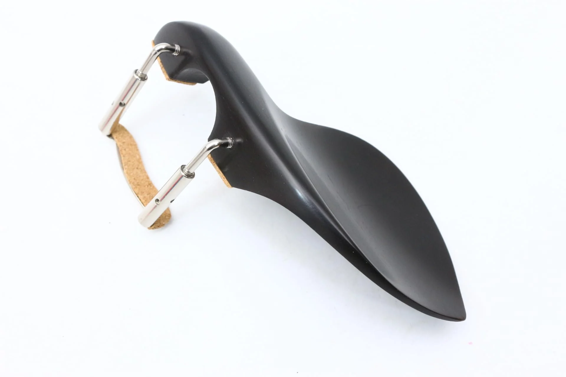 4/4 Left Hand Violin Chin rest Ebony Wood Violin Bracket With Chin rest Clamp Fiddle (left hand) - Image 2