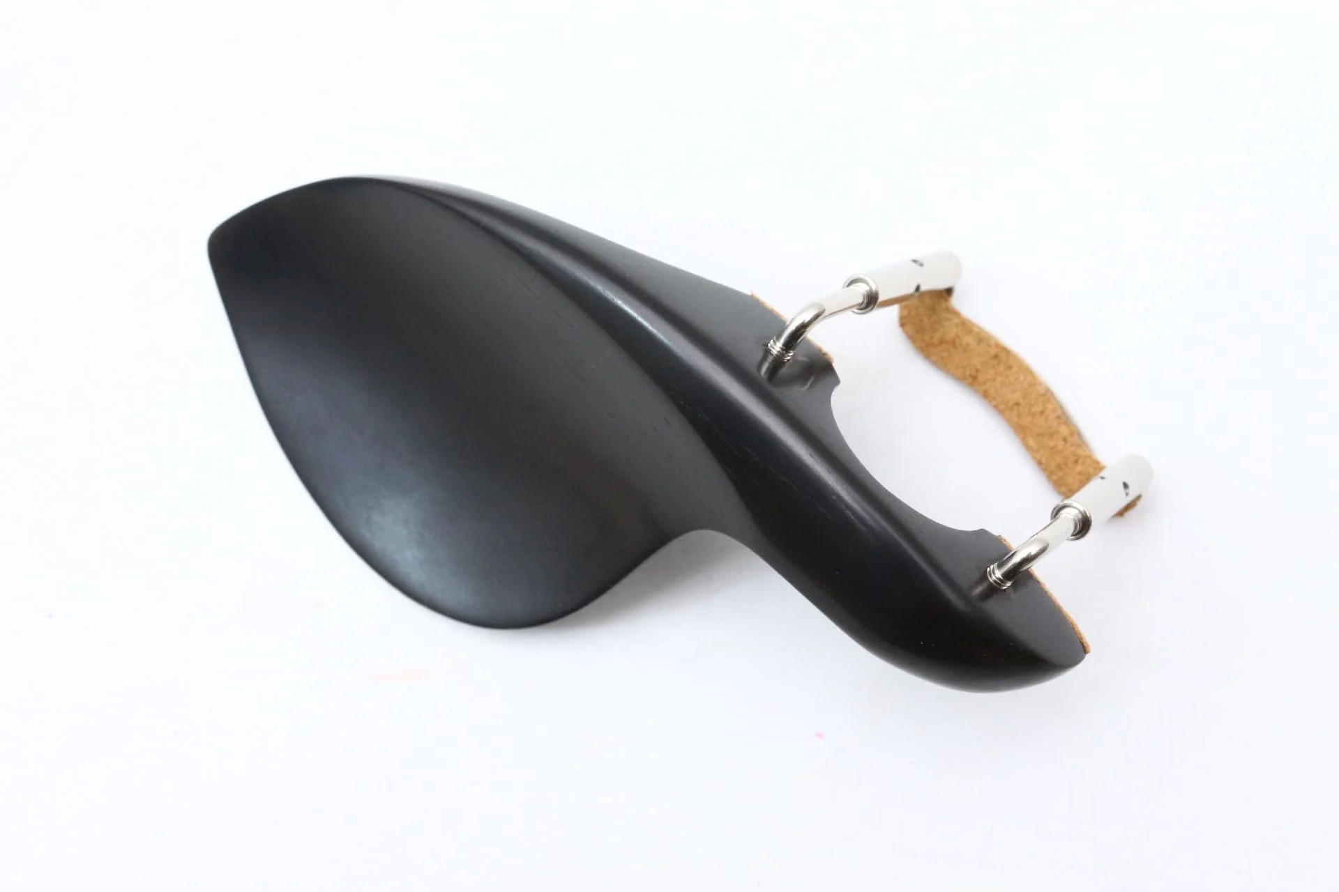 4/4 Left Hand Violin Chin rest Ebony Wood Violin Bracket With Chin rest Clamp Fiddle (left hand) - Image 3