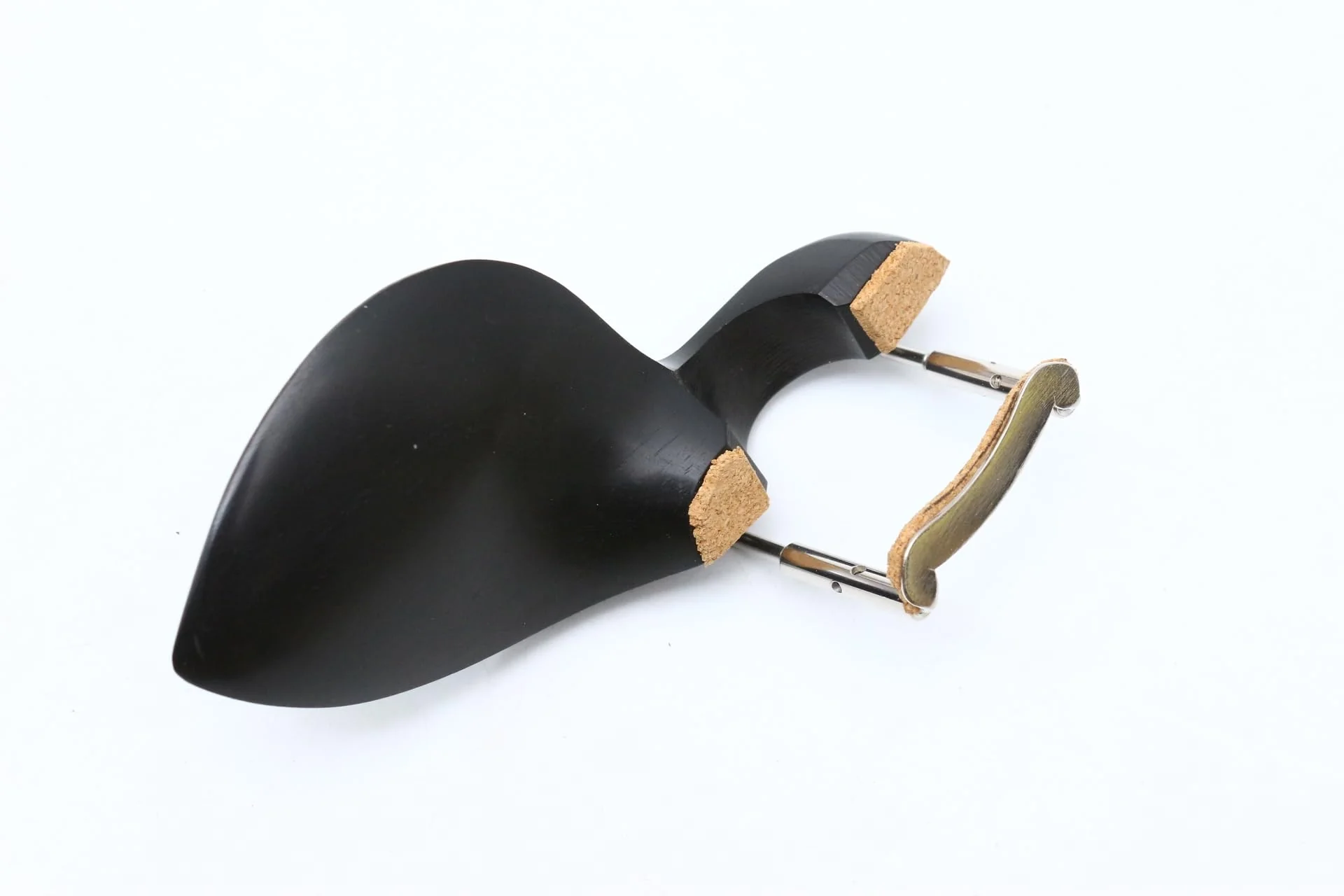 4/4 Left Hand Violin Chin rest Ebony Wood Violin Bracket With Chin rest Clamp Fiddle (left hand) - Image 4