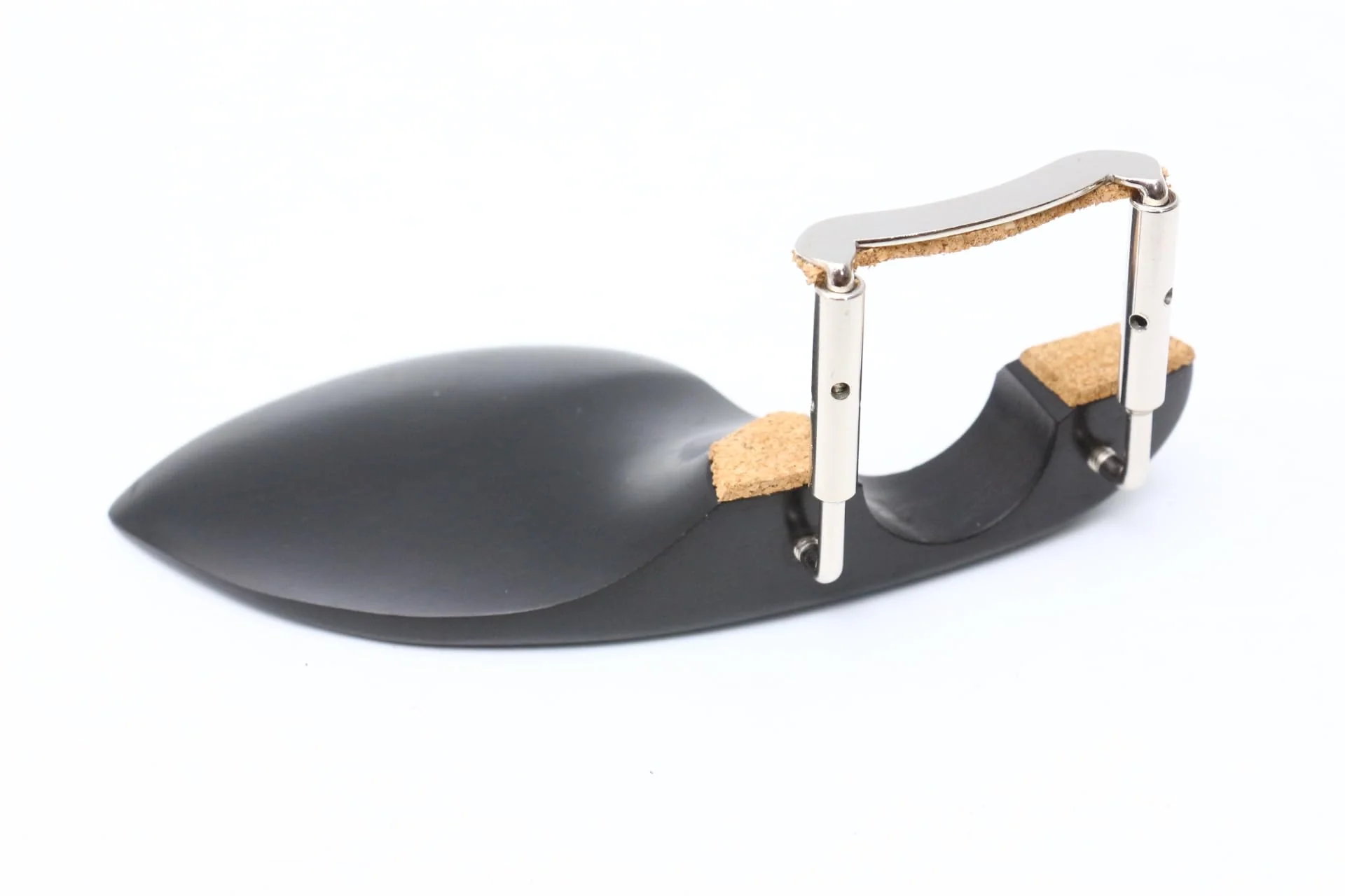 4/4 Left Hand Violin Chin rest Ebony Wood Violin Bracket With Chin rest Clamp Fiddle (left hand) - Image 5