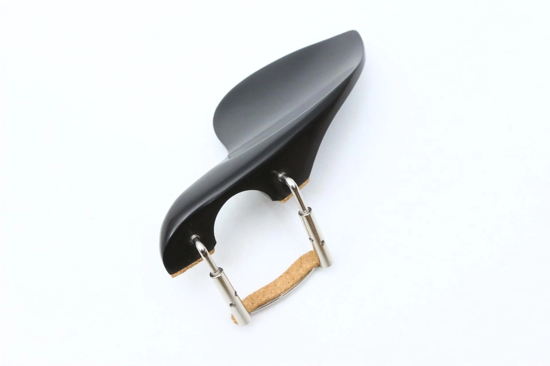 4/4 Left Hand Violin Chin rest Ebony Wood Violin Bracket With Chin rest Clamp Fiddle (left hand) - Image 6