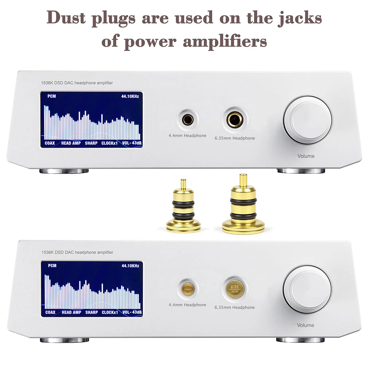 4.4mm 3.5mm Audio Jack Dust Plugs, Dual Silicone Ring Sealing Design, Compatible with MP3 MP4 Players Featuring 3.5mm/4.4mm Ports, DAC Amplifier, Power Amplifier, and Adapter (3.5mm+4.4mm Dust Plugs) 3.5mm+4.4mm Dust Plug - Image 7