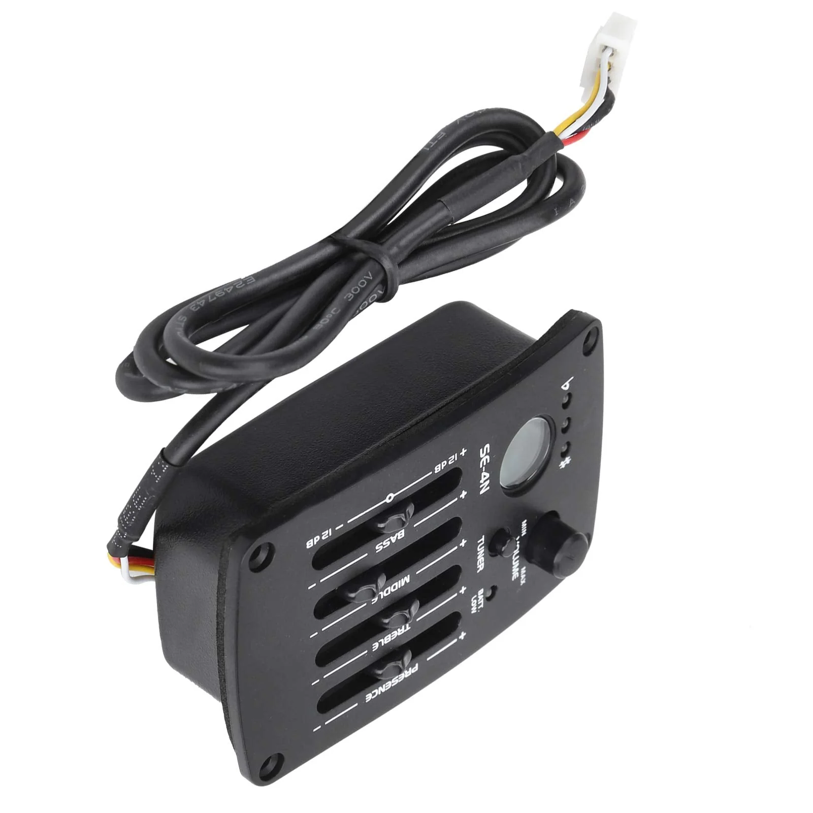 4 Band Equalizer Digital Tuner Pickup, EQ Equalizer Pickup Acoustic Guitar with LCD Display, 4 Band Preamp Musical Instrument Accessories SE?4N Electric Guitar EQ Pickups - Image 2