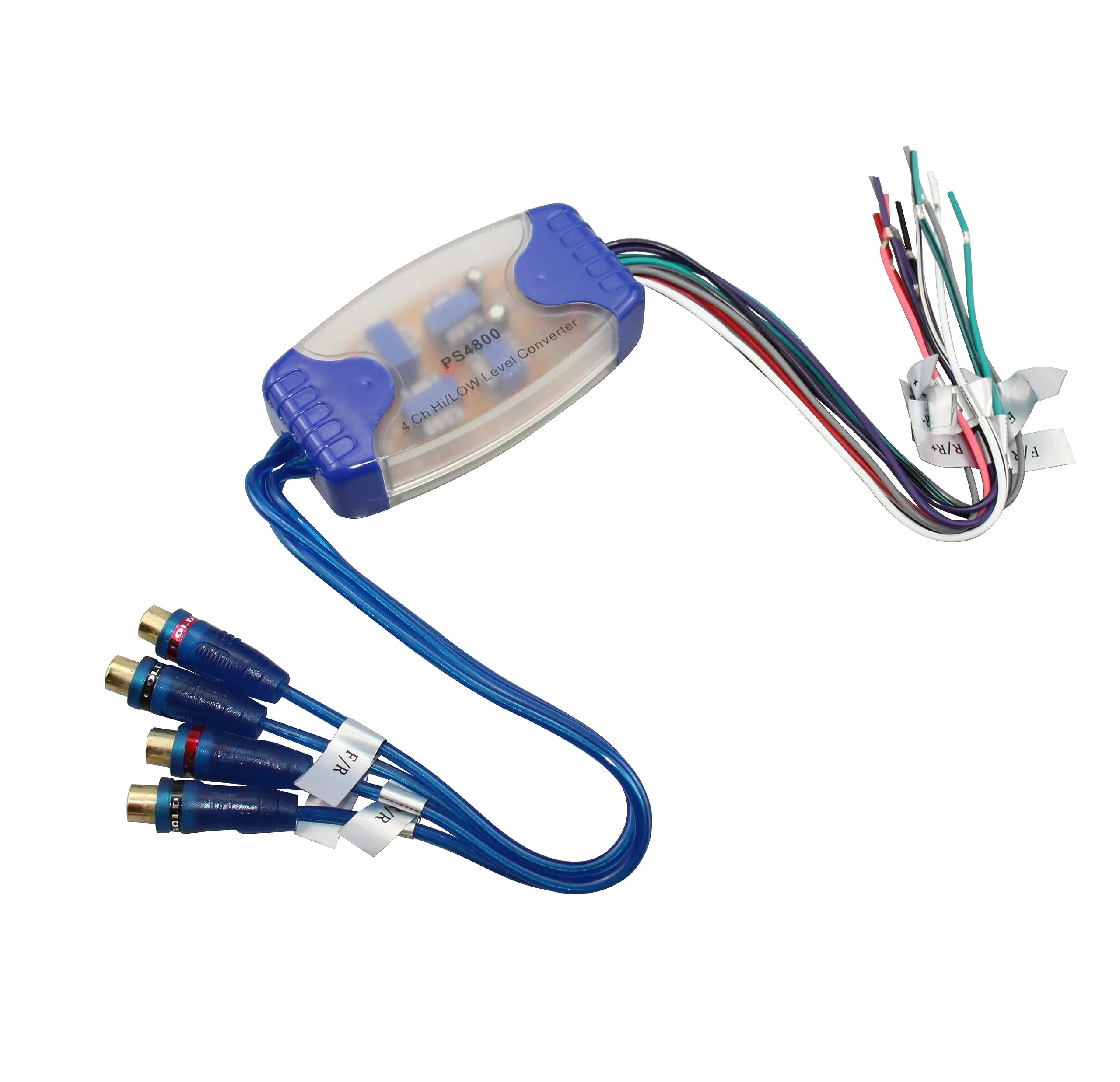 4 Channel Line Out Converter Hi to Low Level RCA Output PS4800 Car Audio Parts - Image 3