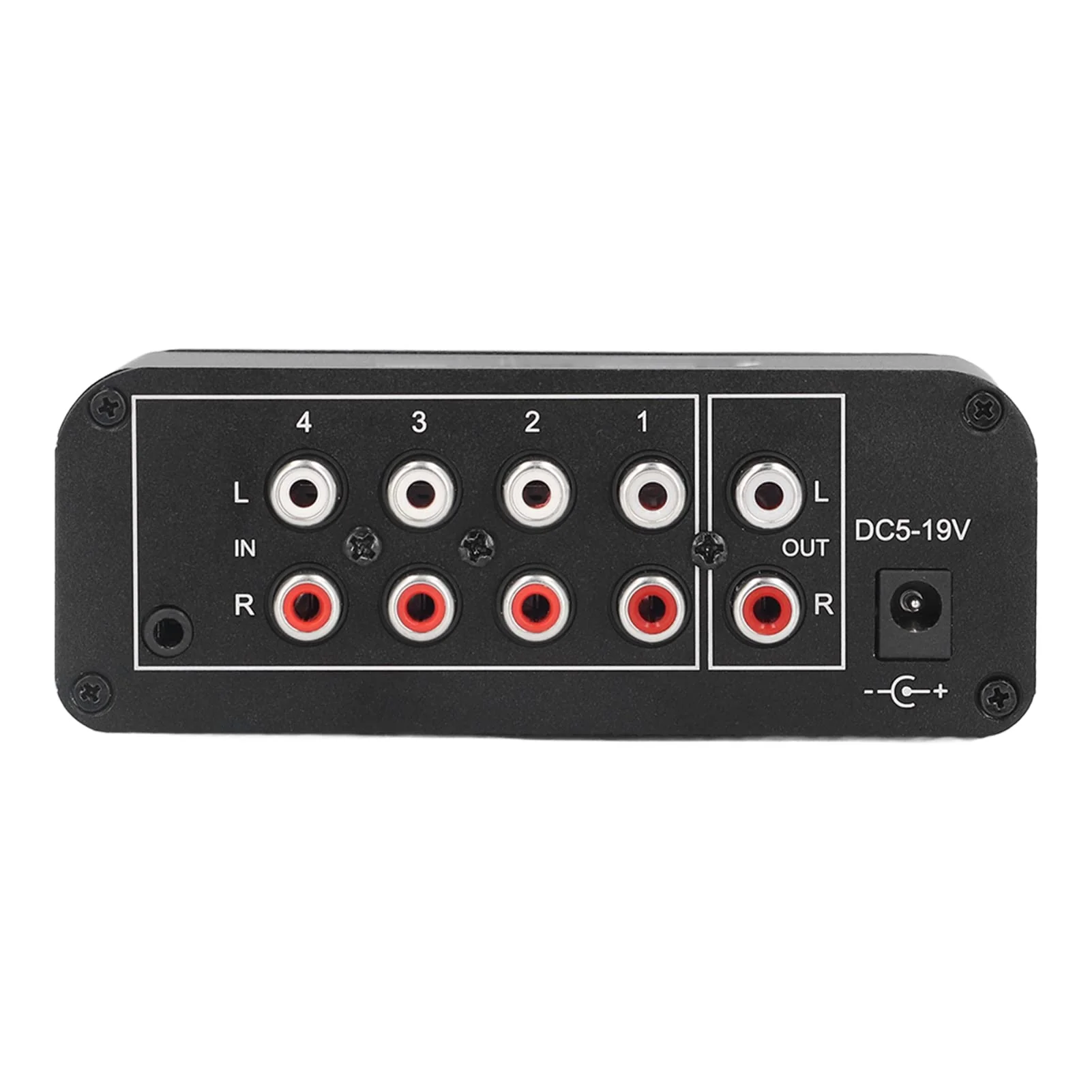 4 Channel Stereo Sound Mixer, Stereo Channel Mini Audio Mixer with Ultra Low Noise, Input and Output, Separate Volume Controls for Headphones - Image 8