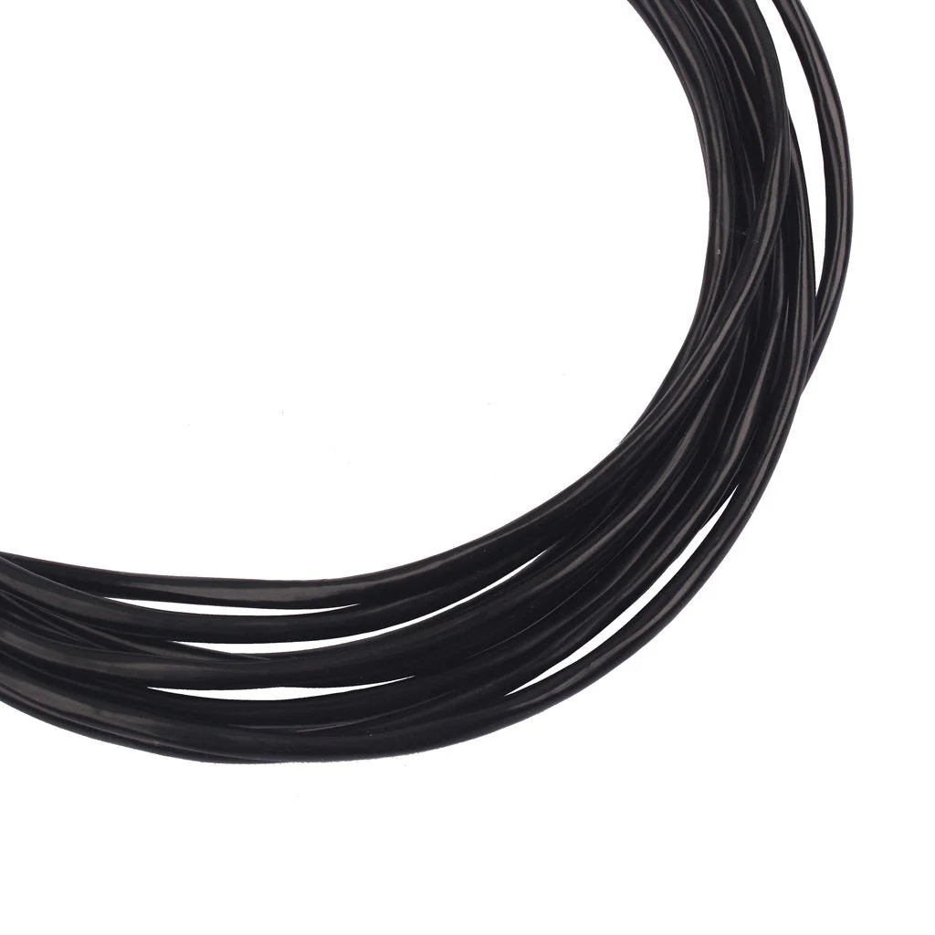 4 Conductor Shielded Wire Guitar Circuit Hookup Wire Wiring Pickup Cable Black - Image 2