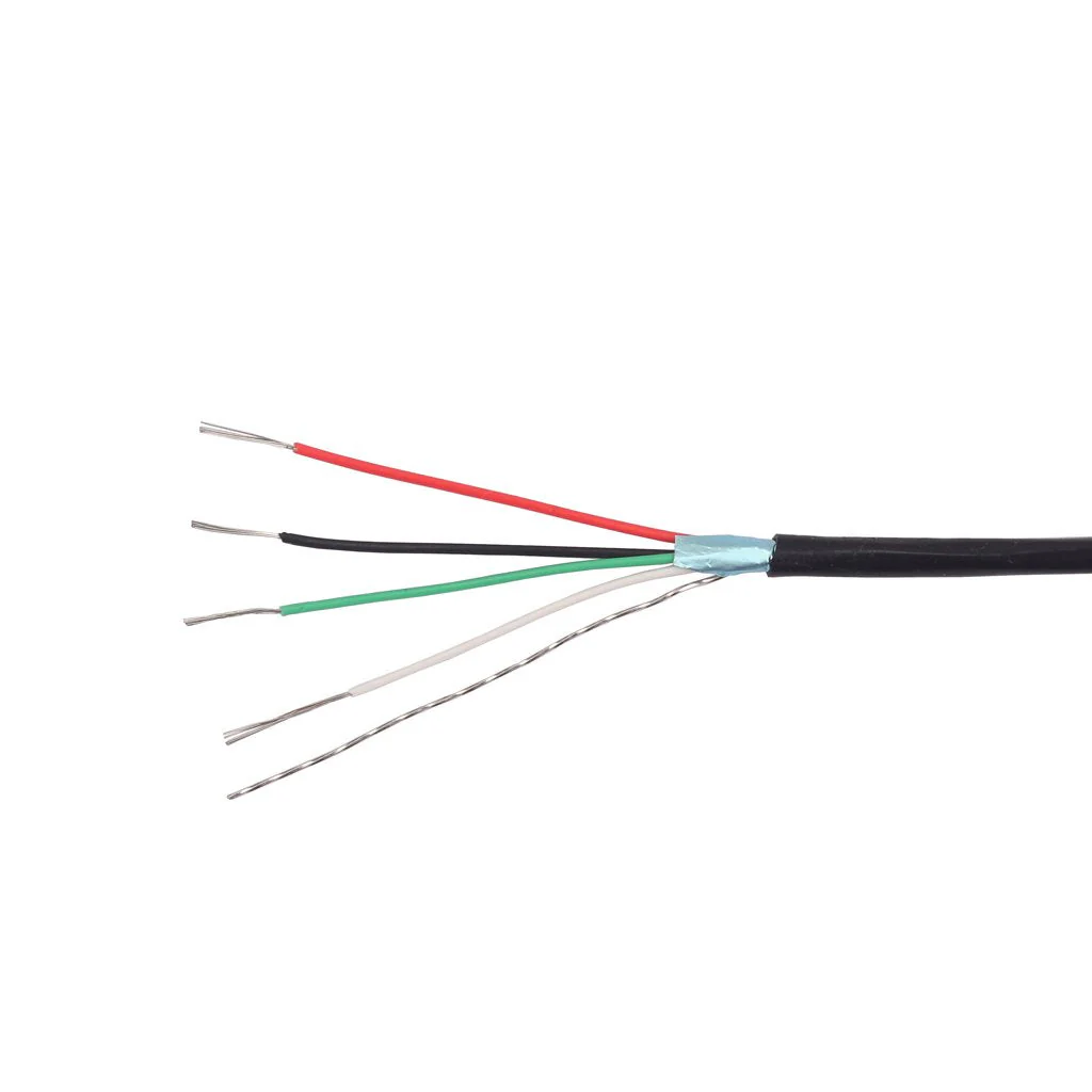 4 Conductor Shielded Wire Guitar Circuit Hookup Wire Wiring Pickup Cable Black - Image 3