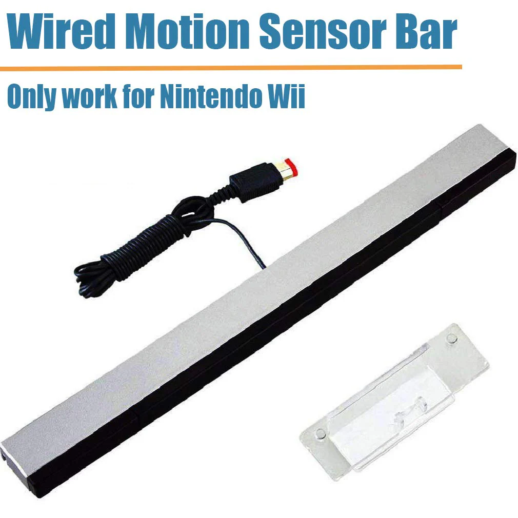 4 in 1 Wii Replacement Cables Set - AC Power Adapter, Wii to HDMI Converter, Wired Motion Sensor Bar and Composite AV Cable Sensor Bar + AV Cord + AC Adapter - Image 2