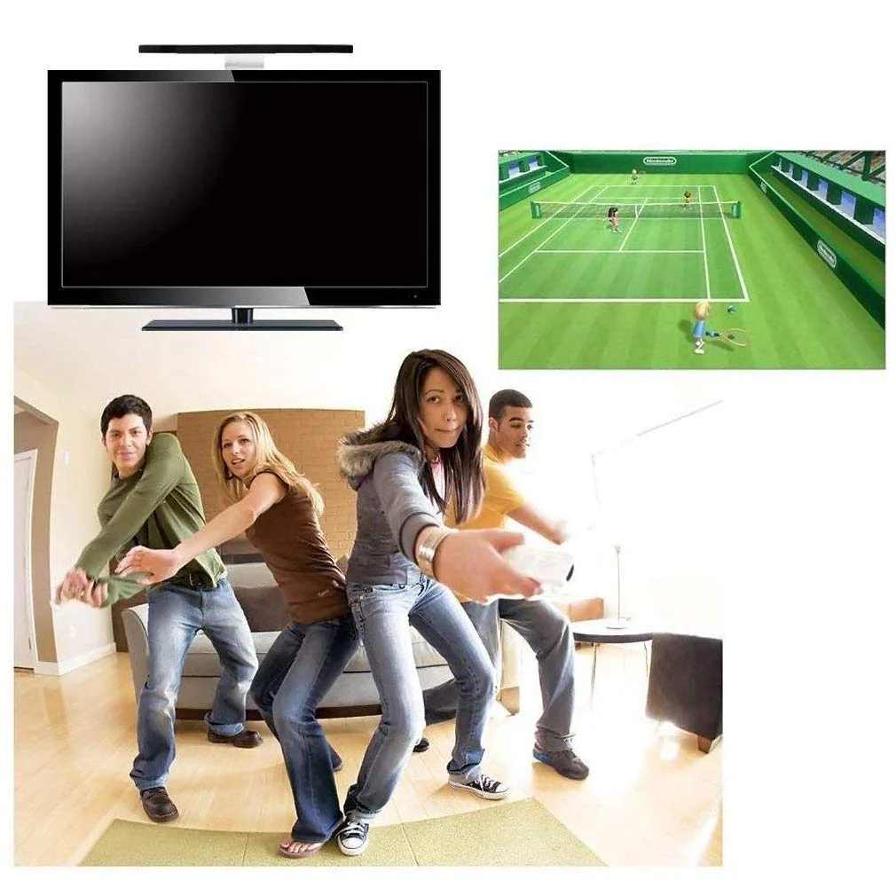 4 in 1 Wii Replacement Cables Set - AC Power Adapter, Wii to HDMI Converter, Wired Motion Sensor Bar and Composite AV Cable Sensor Bar + AV Cord + AC Adapter - Image 8