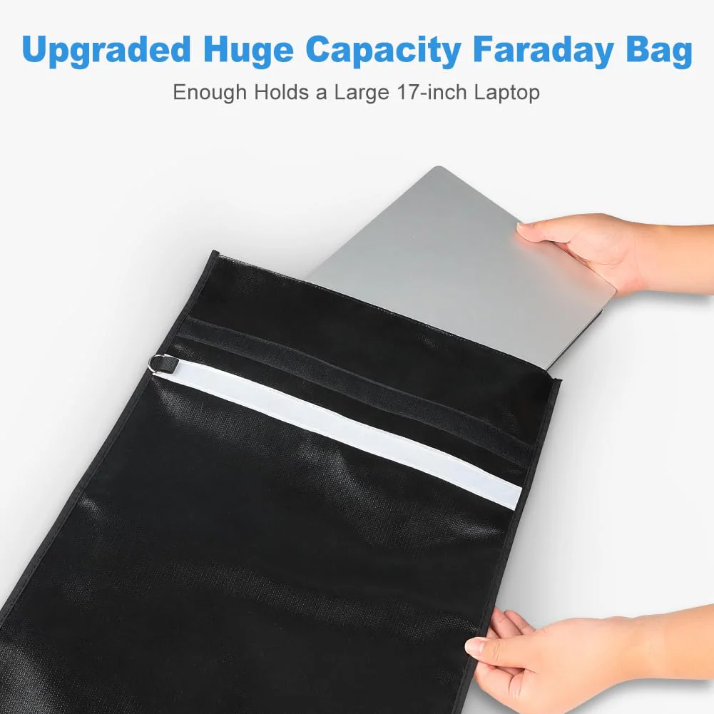 4-Pack Faraday Bags Key Fob Protector - Faraday Cage for Phones & Car Keys & Tablets & Laptop - Image 7