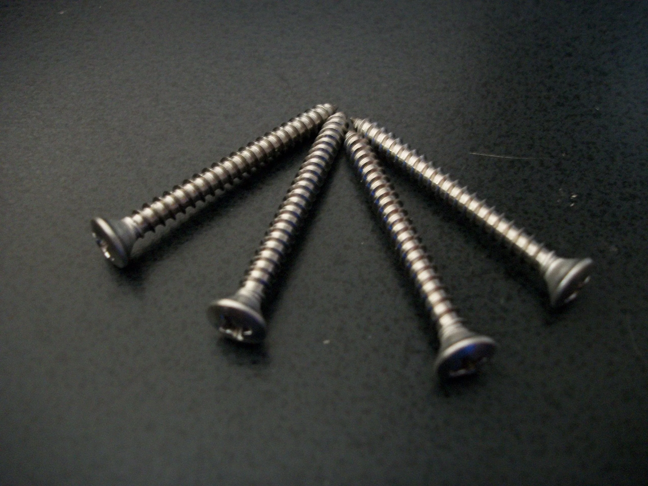 4 Pack Stainless Steel Long Guitar Neckplate Screws 1-3/4 inch X #8 Made in USA - Image 3