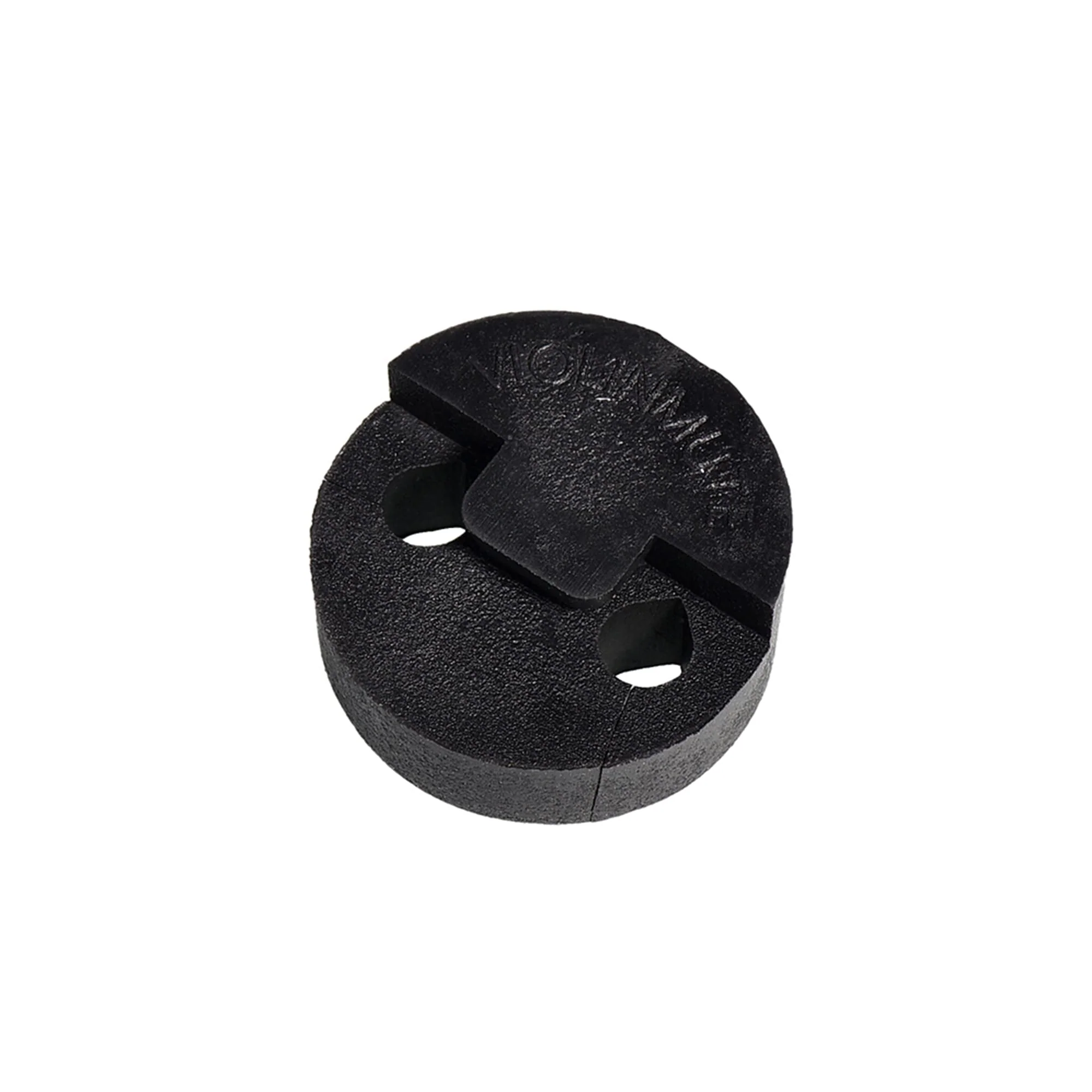 4 Pack Violin Mute Small Viola Mute, Practice Mute Silencer, Round Tourte Style, Black Rubber Pack of 4 - Image 3