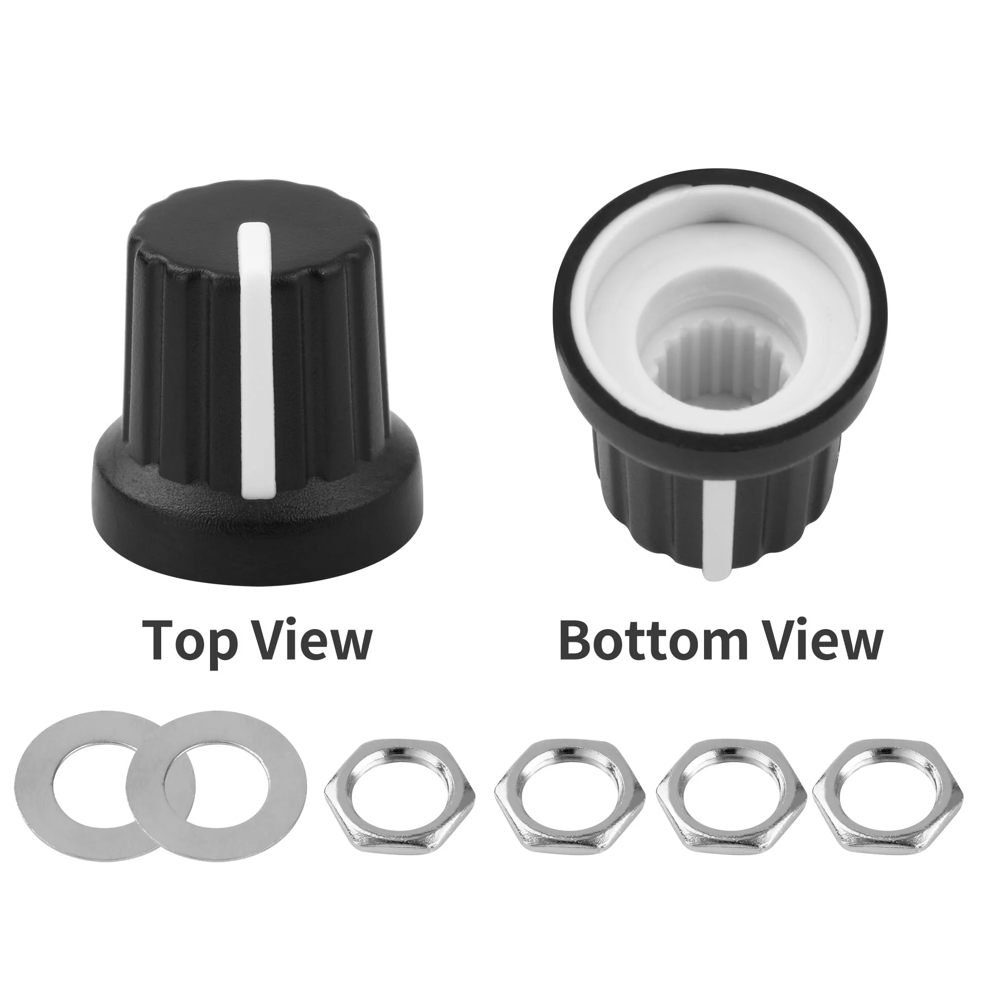 4 Packs 50mm Piezo Pickup Transducer Prewired Amplifier with 6.35mm Output Jack for Acoustic Guitars, Ukuleles, and Cigar Box Guitars - Image 7