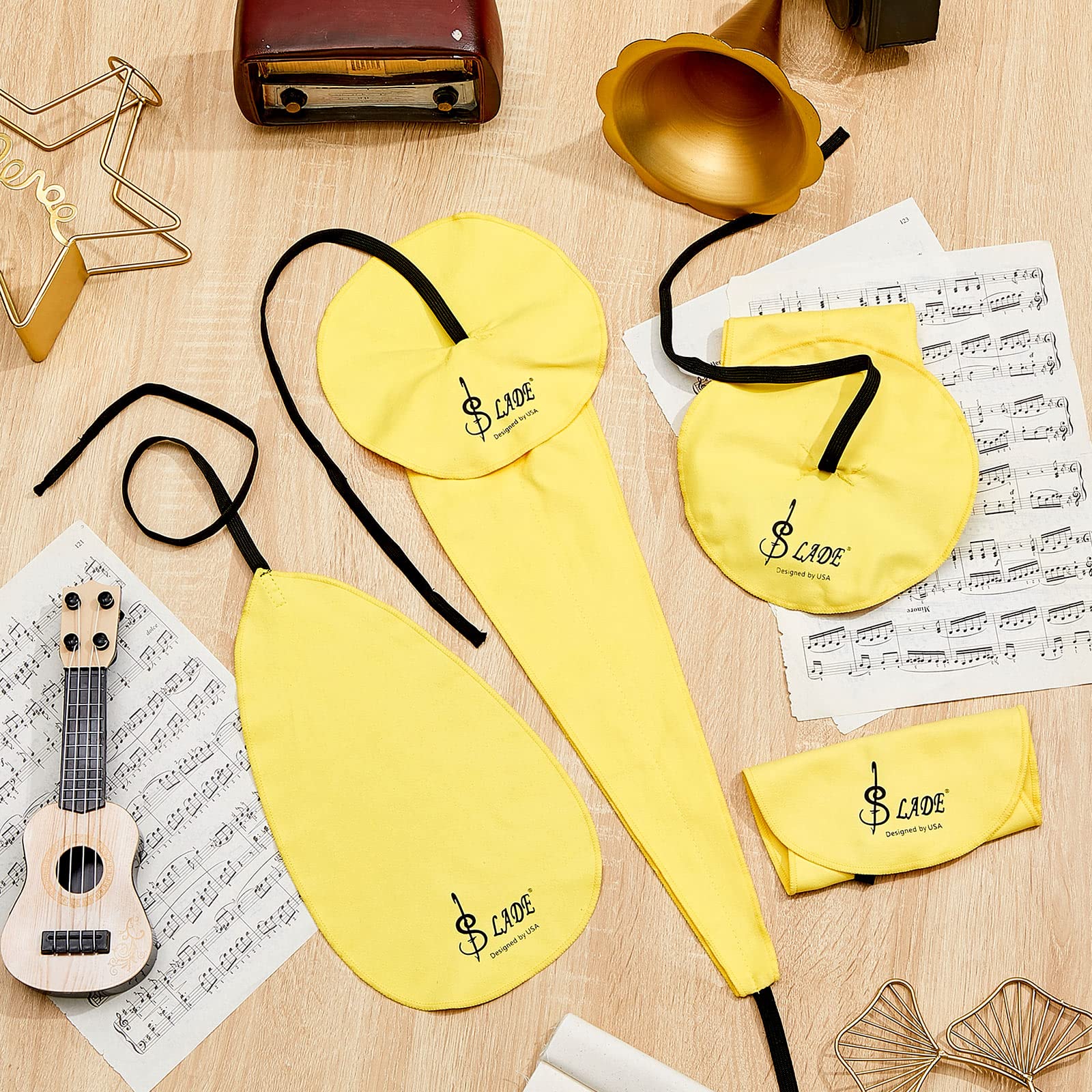4 Pcs Saxophone Cleaning Kit Alto Sax Cleaning Cloth Clarinet Cloth Swab Instrument Cleaner for Inside Tube Suitable Clarinet Piccolo Flute Sax Saxophone - Image 7