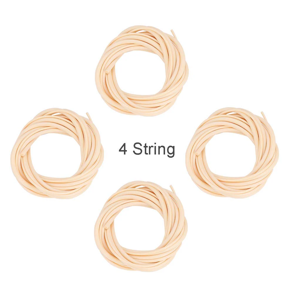 4 PCS Ukulele Bass Strings Set 5mm 4mm 3mm 2.5mm Smooth Fast Intonation Performance Strings - Image 5
