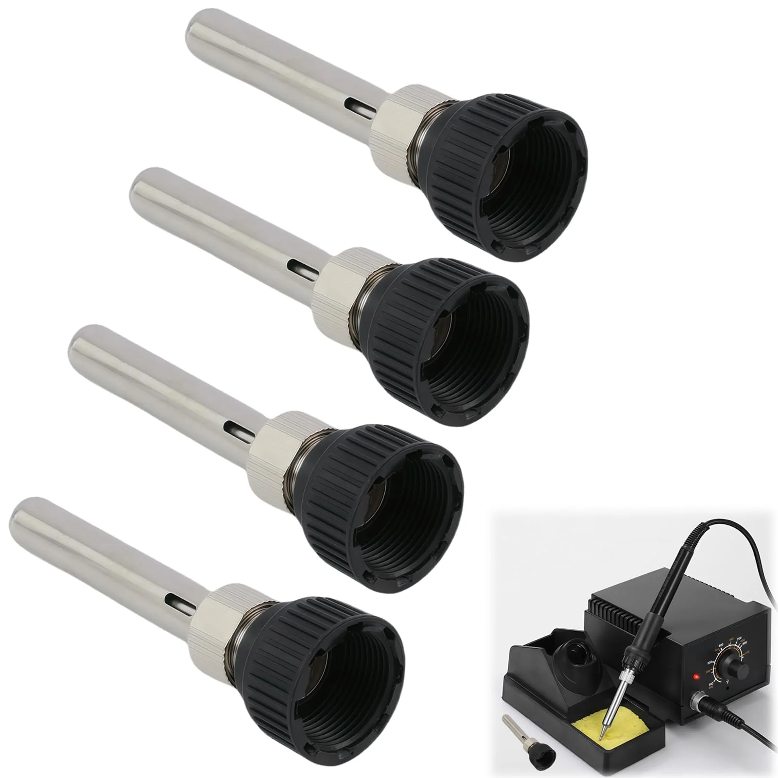 4 Pieces Immersion Sleeve 1/2 Inch Thread, Stainless Steel Protection Tube for Temperature Sensors, 67 mm Length, 6 mm Inner Diameter, 8 mm Outer Diameter Thermowell for Sensors in Solar, Water - Image 7