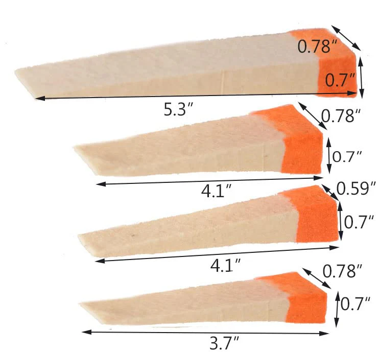 4 Pieces Piano Mutes Tool Wool Felt Wedge Mute Professional Upright/Grand Piano Tuning Maintenance Kit - Image 5
