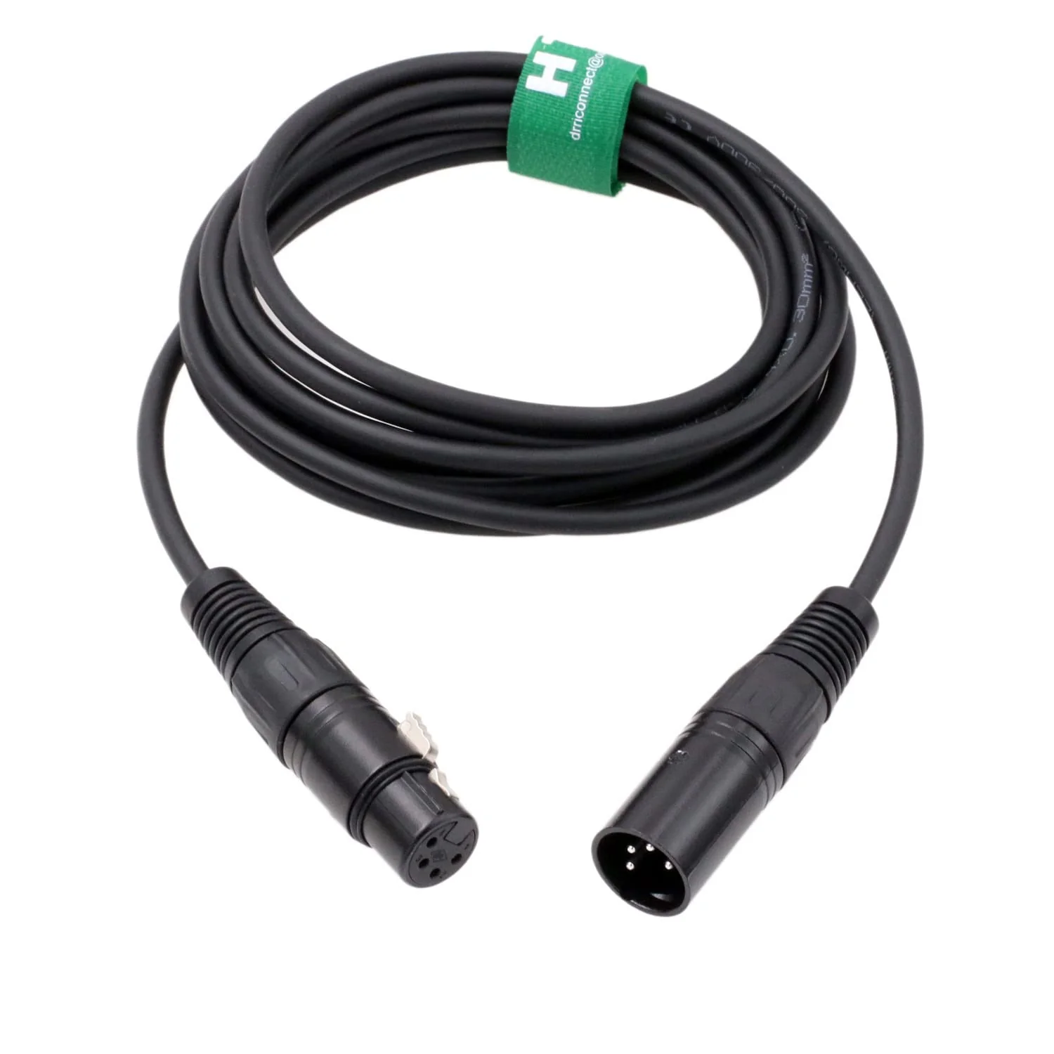 4 Pin XLR Male to Female XLR 4 Pin Microphone Recorder Mixer Headphone Amplifier Balanced Audio Cable (8 Meter) 8m - Image 2