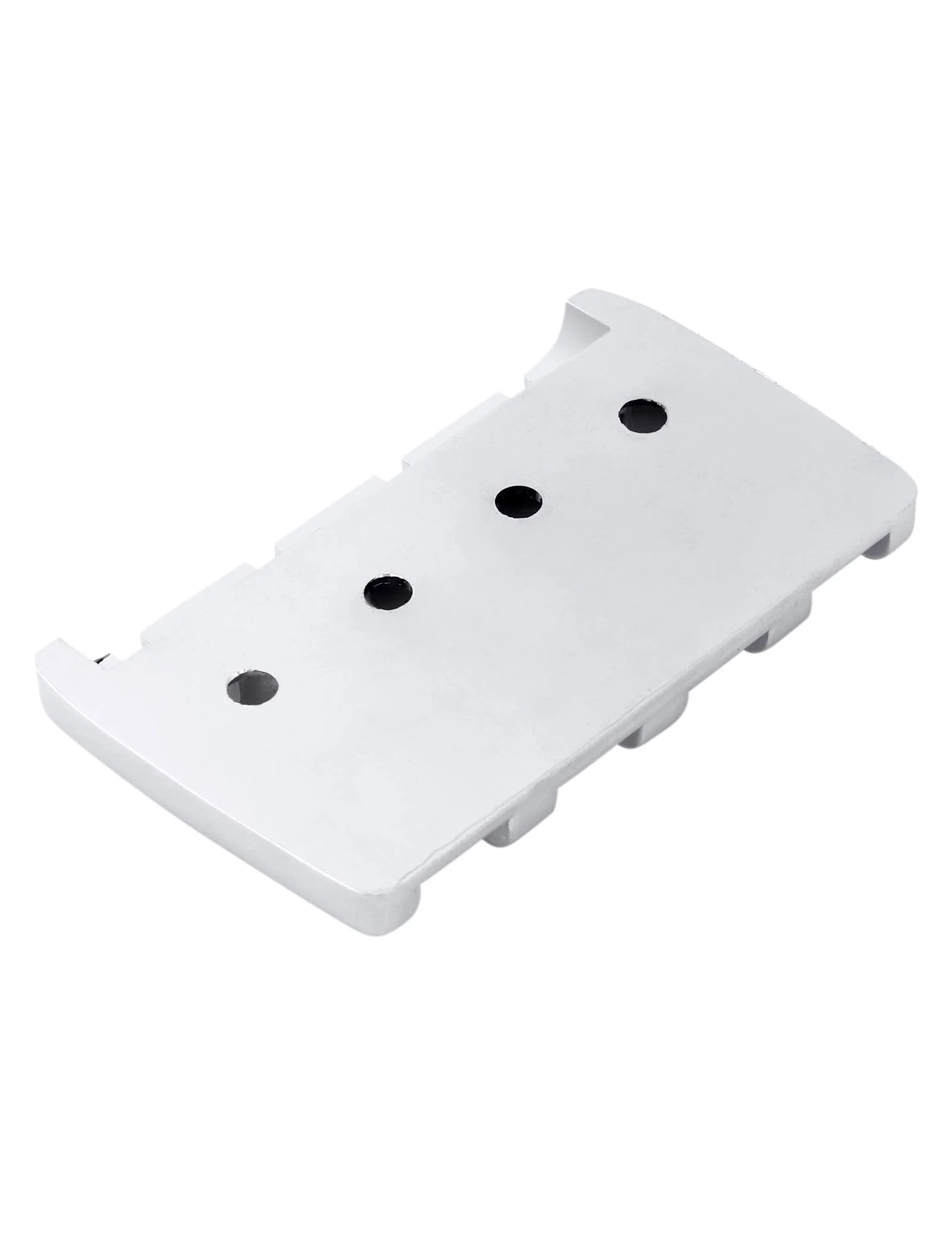 4 string Bass Bridge Adjustable Saddles Tailpiece Top Load with Screws for Electric Jazz Bass P Bass Parts Chrome. - Image 9