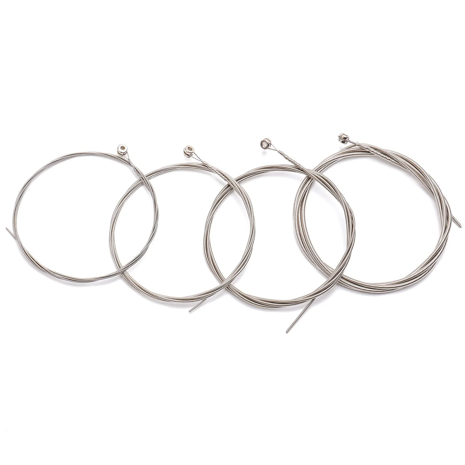4 String Bass Guitar Bridge 93 x 45 mm (3.66 x 1.77 inch) Reliable and Versatile Bass Bridge for Your Instrument, Silver Bridge+4R Keys - Image 6