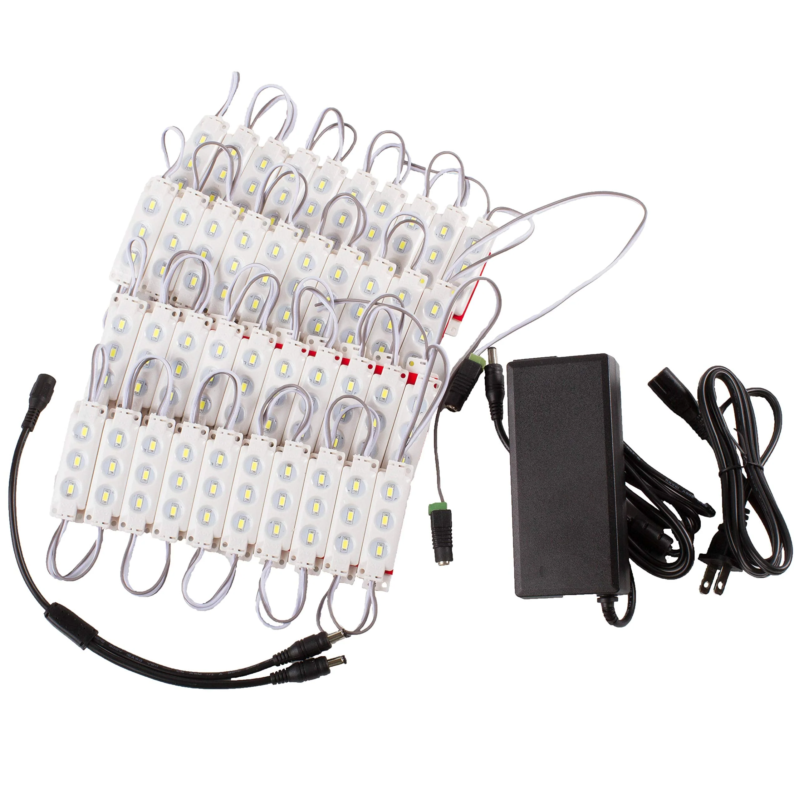40ft Storefront Orange LED Light Super Bright 5630 Module with UL 12v 6 Amps AC Power Package - Image 8
