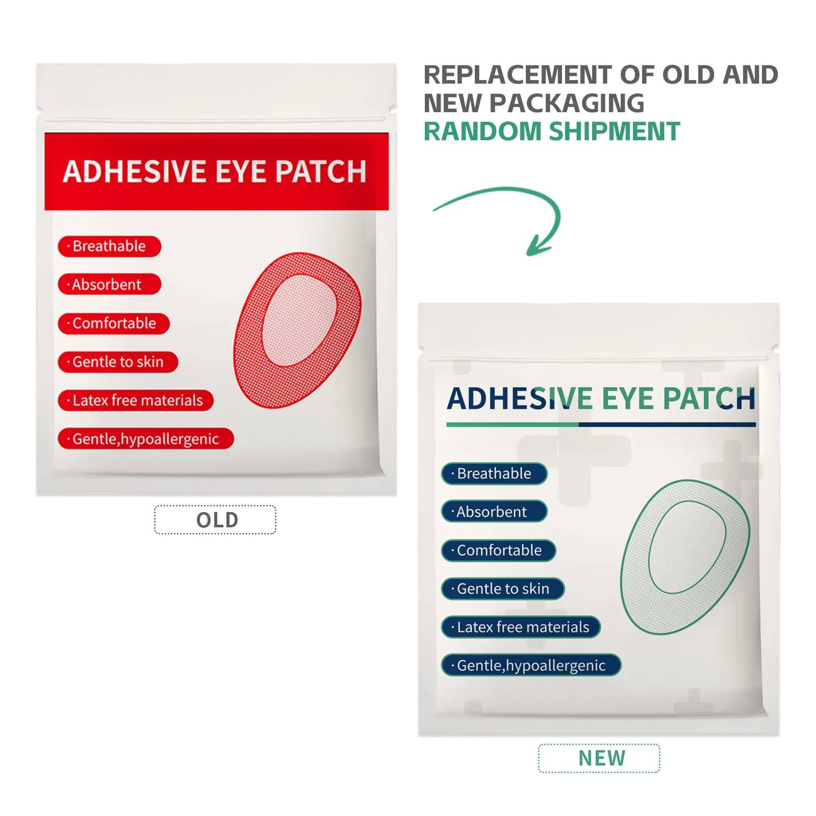40PCS Adhesive Eye Patches for Adults Breathable Eyepatch Disposable Eye Pad Bandages for Adults Help Lazy Eye 40 Count - Image 2