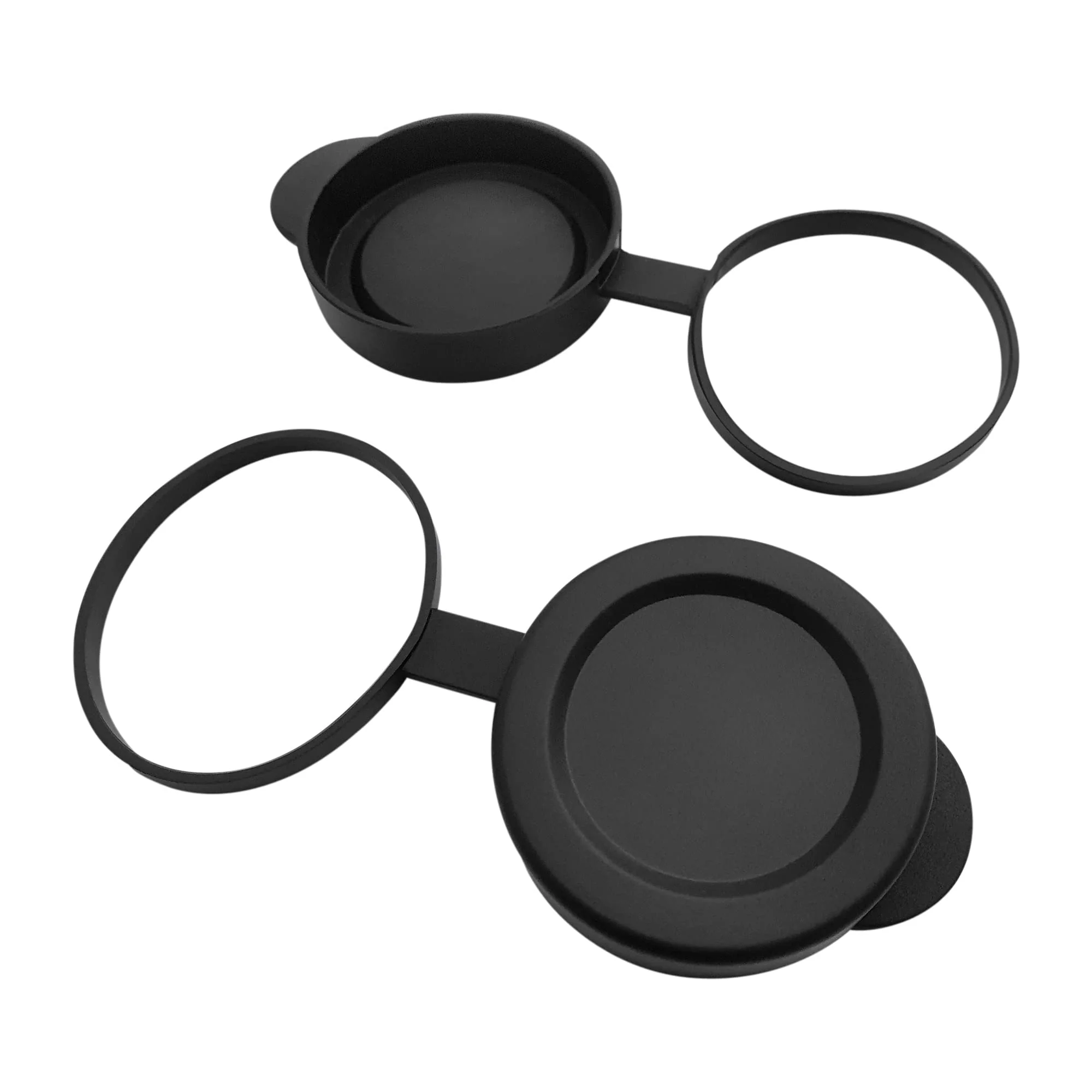 42mm Binocular/Monocular Objective Lens Caps Internal Diameter 50.5-51.8mm Rubber Cover Set Black - Image 2